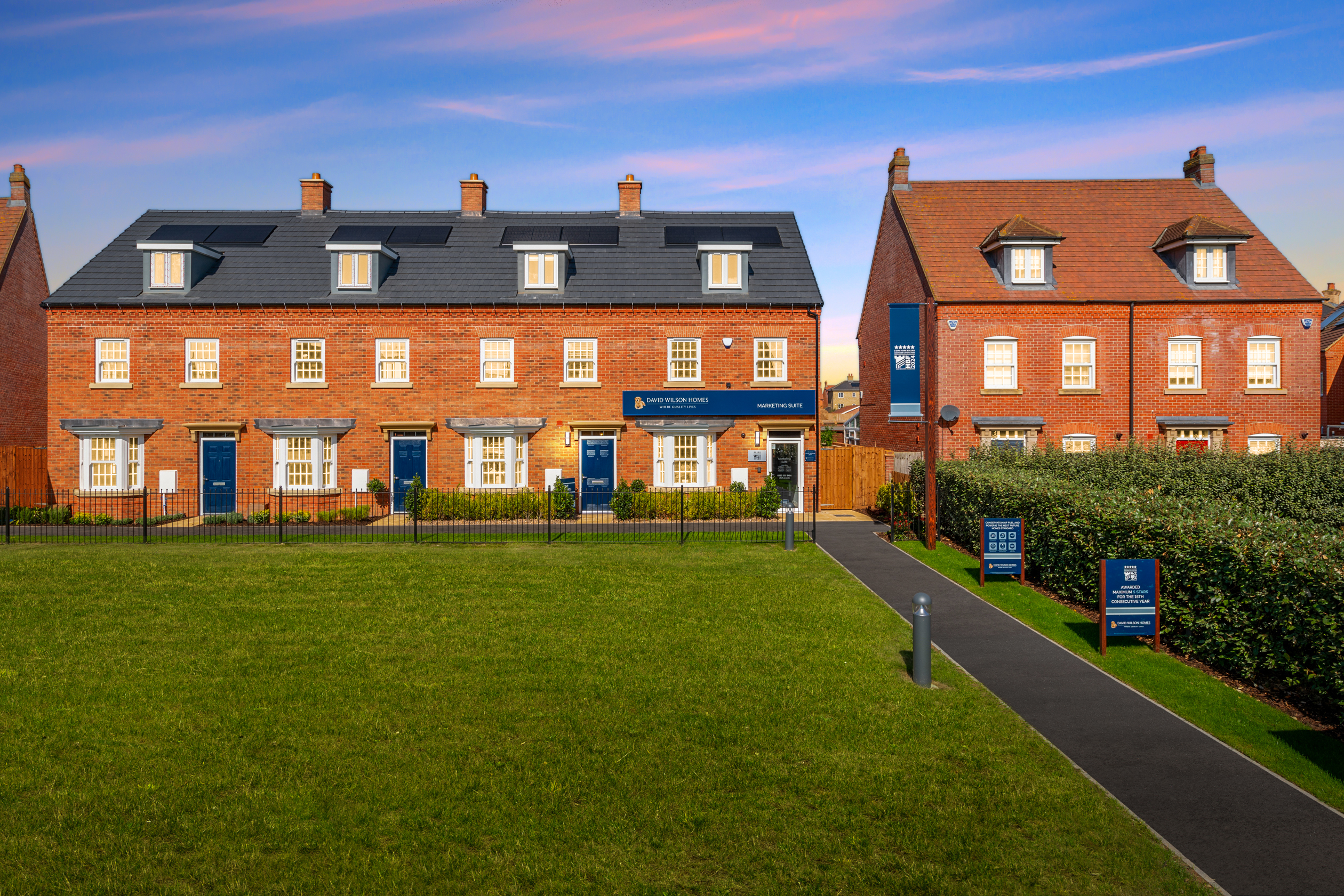 Great Denham Park Dusk scene