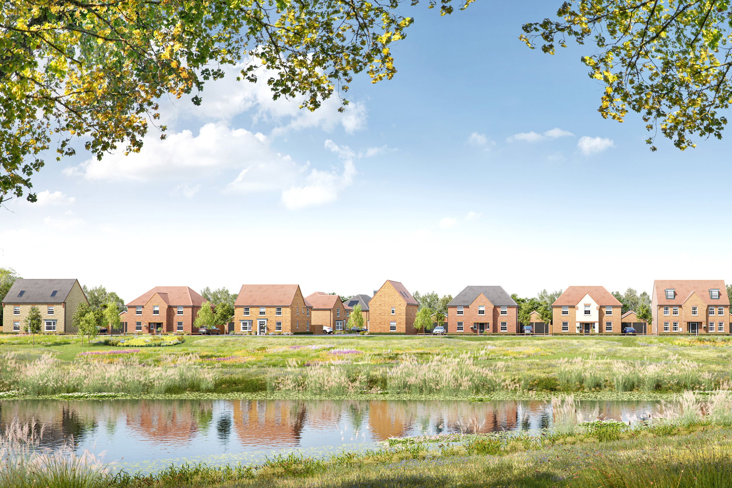 CGI of Overstone Gate Zone 7