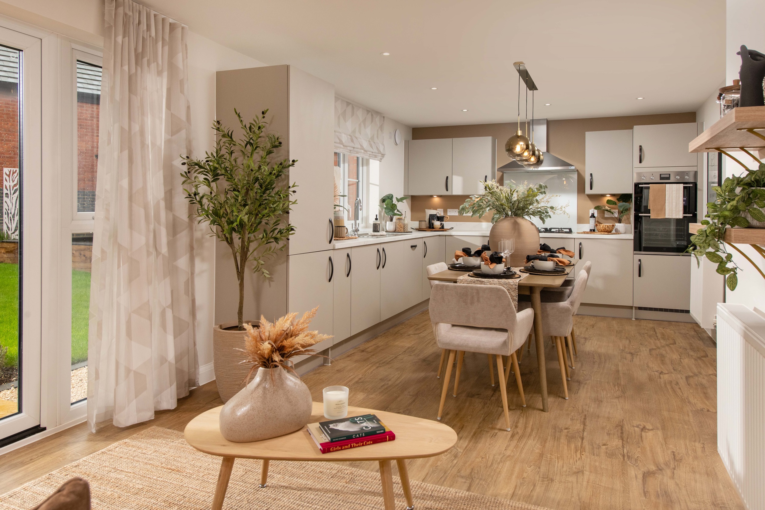 woodlark open plan kitchen