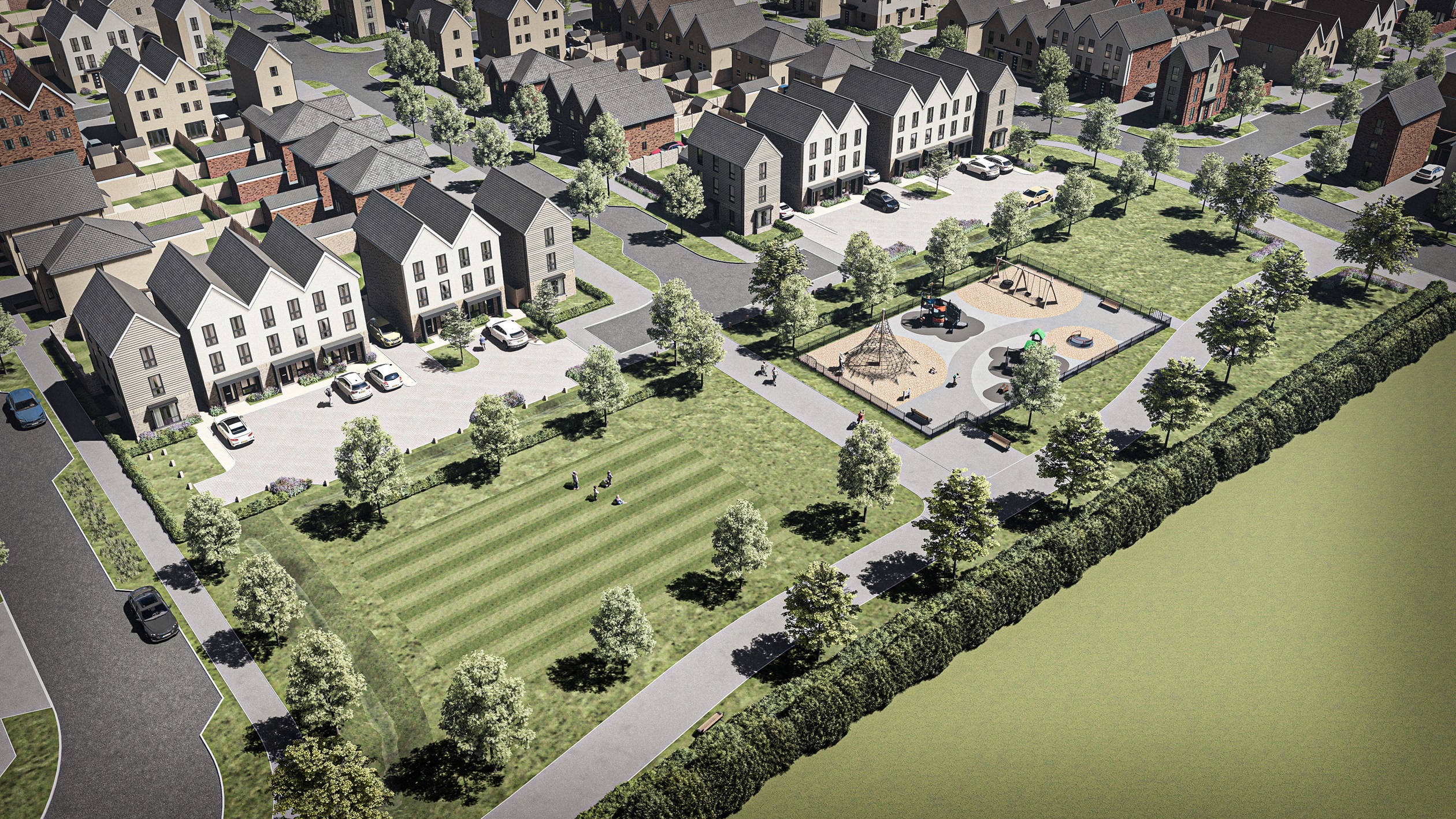 Lakewood meadows aerial view 3