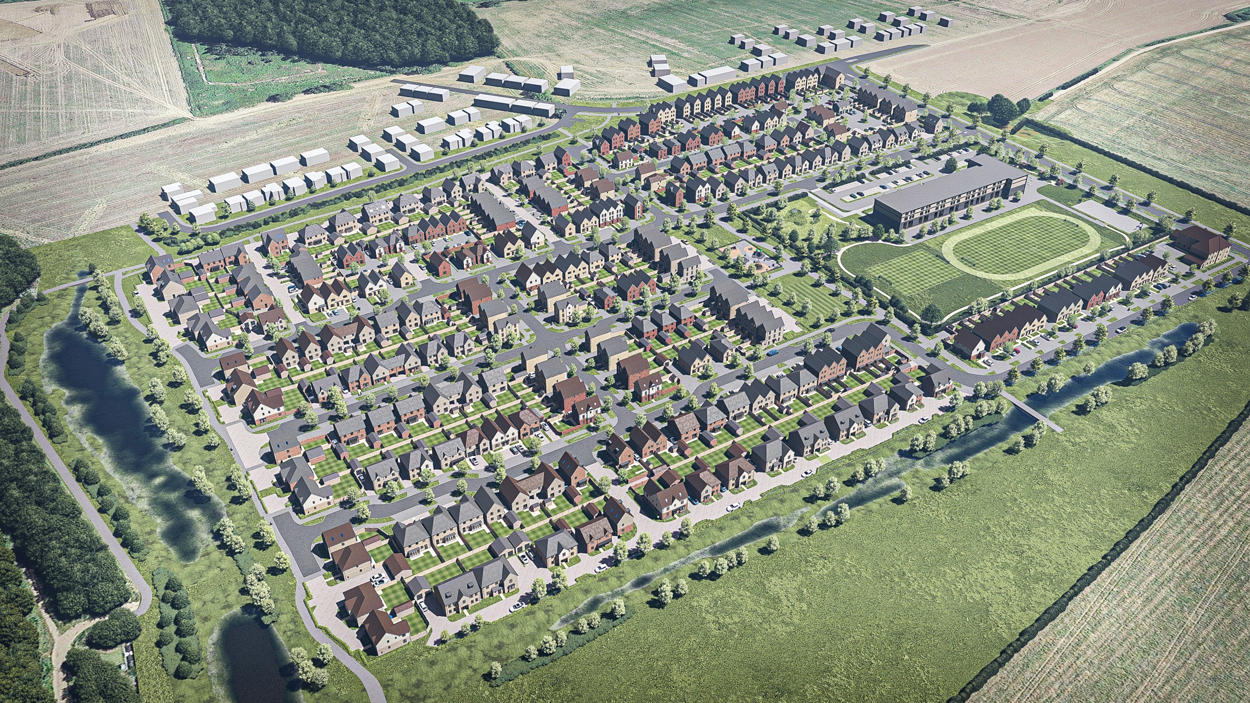 Lakewood Meadows Aerial View