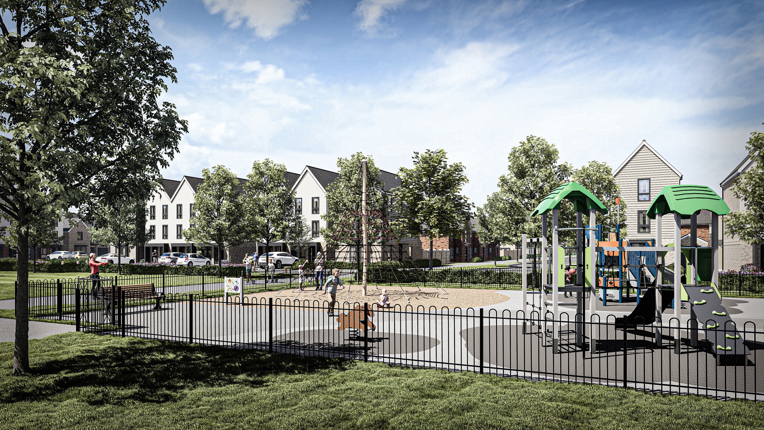 Lakewood meadows street scene view 9