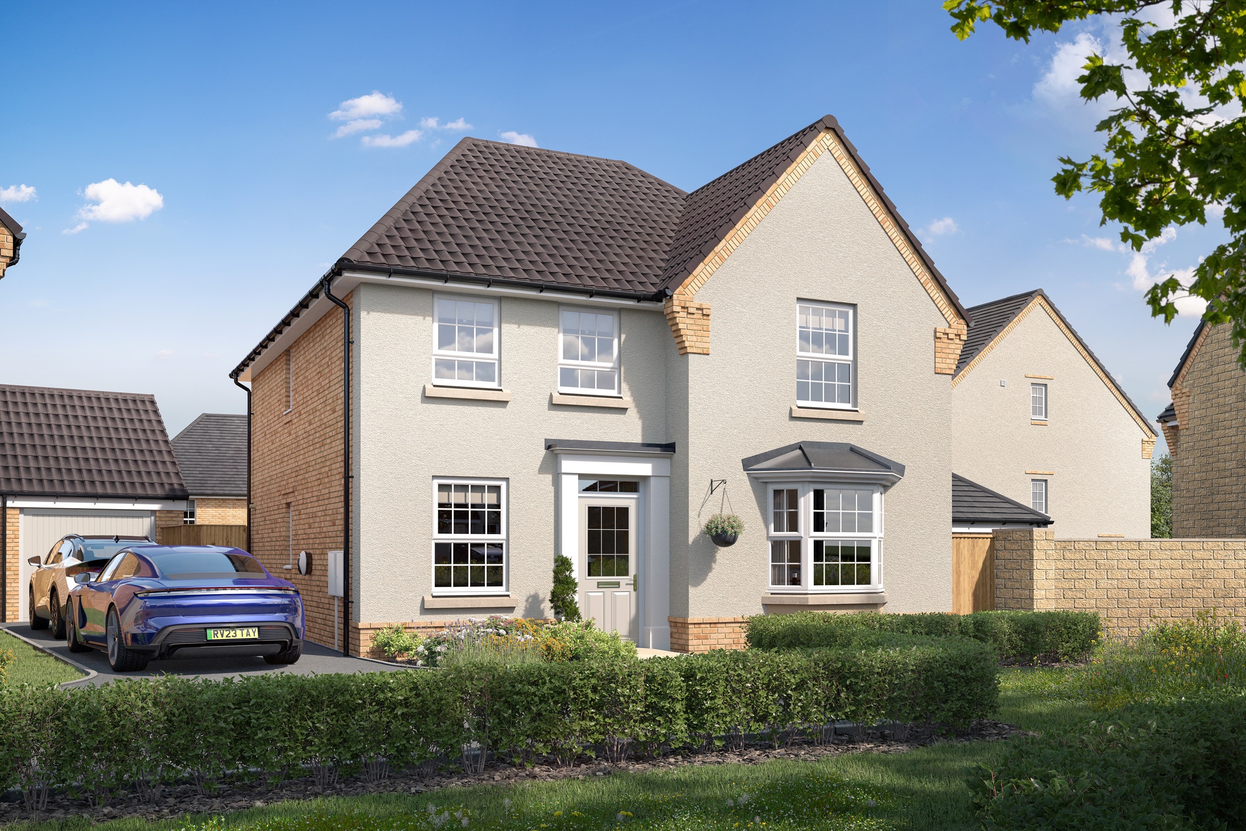 Computer generated image of the Holden 4 bedroom home at Barrow Grange, Chippenham