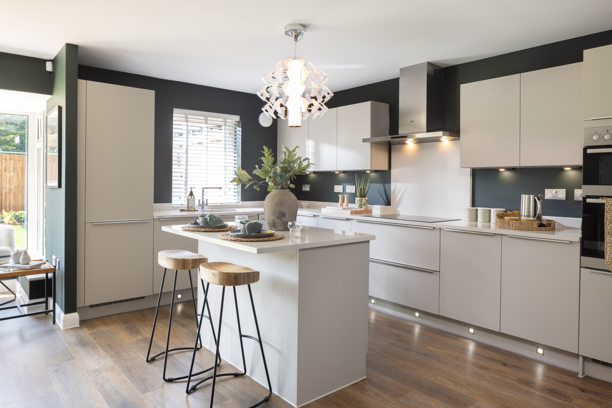 Open plan kitchen in the Manning 5 bedroom home