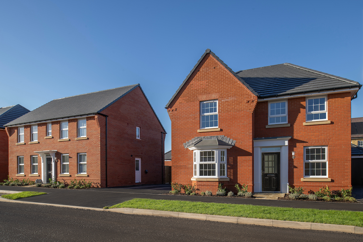 Street scene image of the Chelworth and Holden 4 bedroom homes