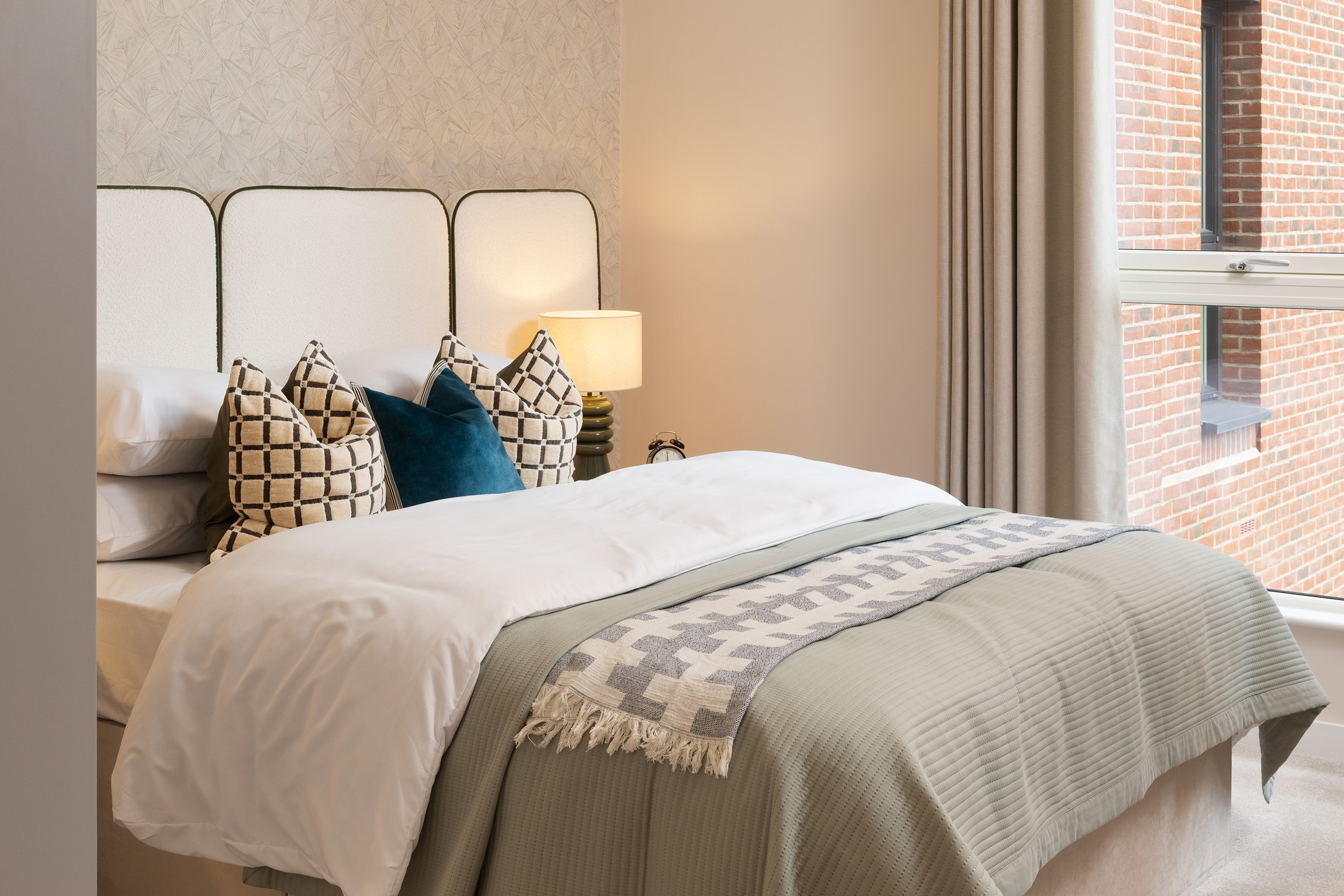 Bedroom inside the Chiseldon apartment