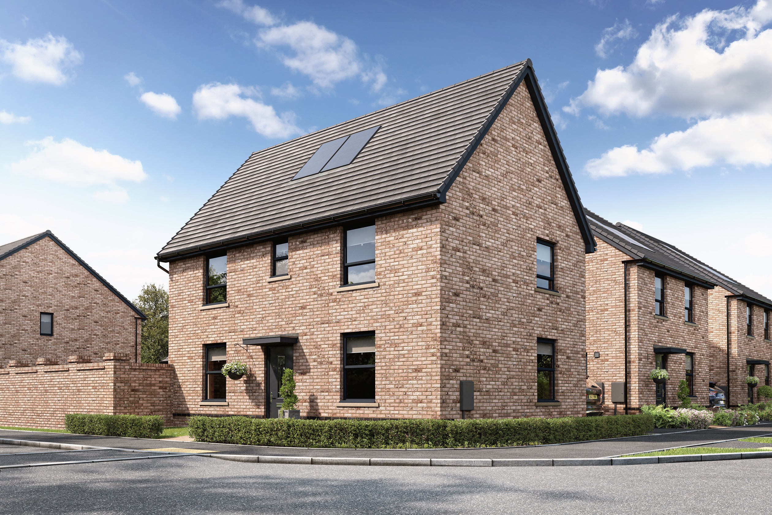 Computer generated image of the Hadley 3 bedroom home