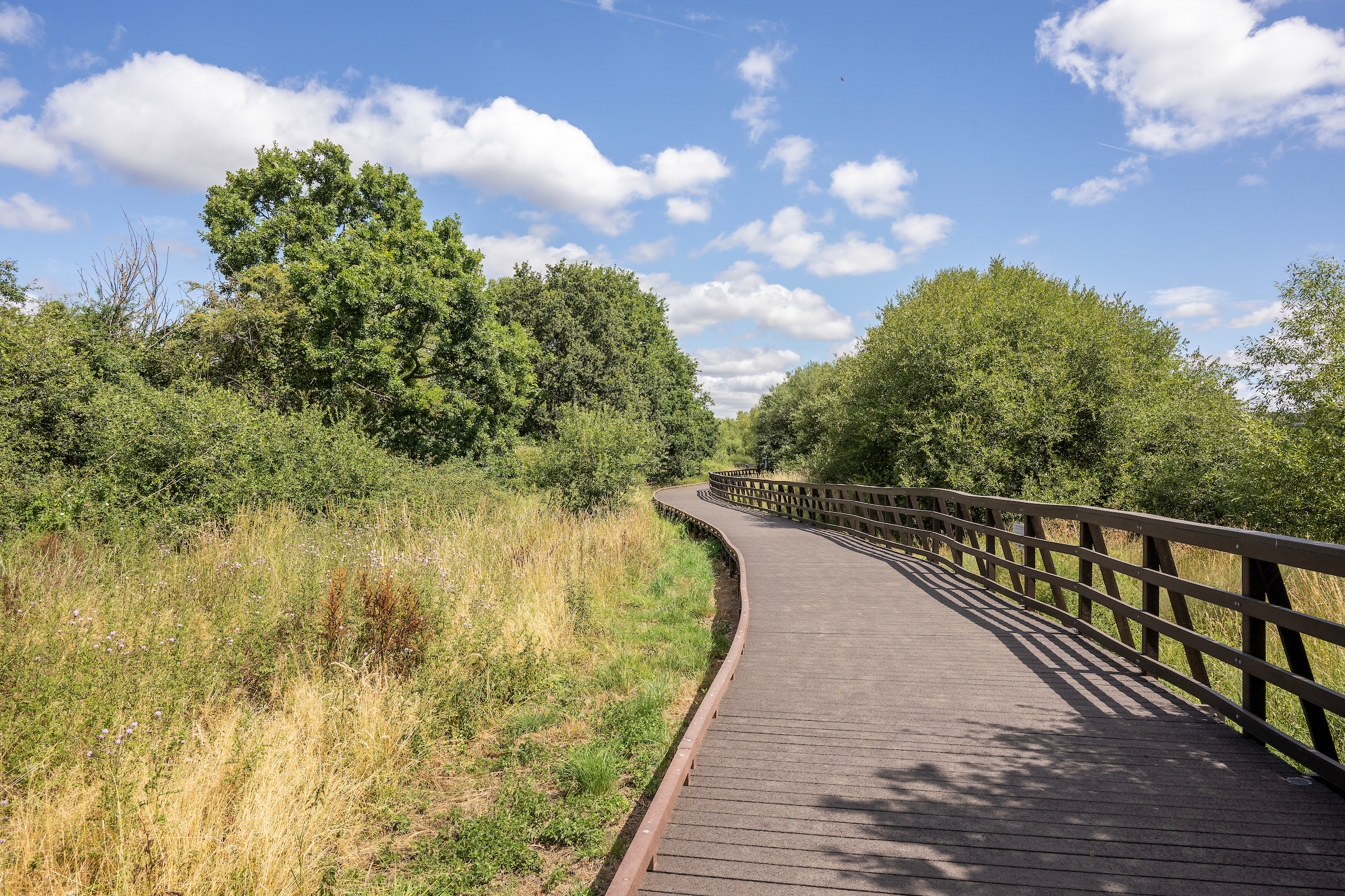 Wichelstowe lakes and boardwalk 