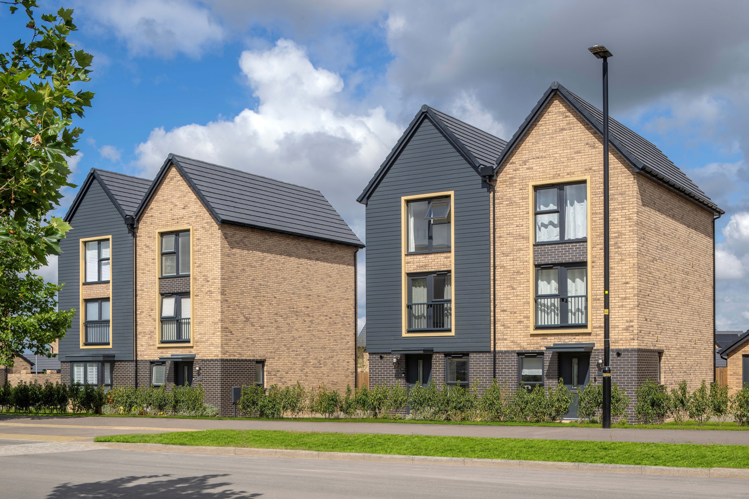 Outside view of the Rockley three bedroom home at Canalside