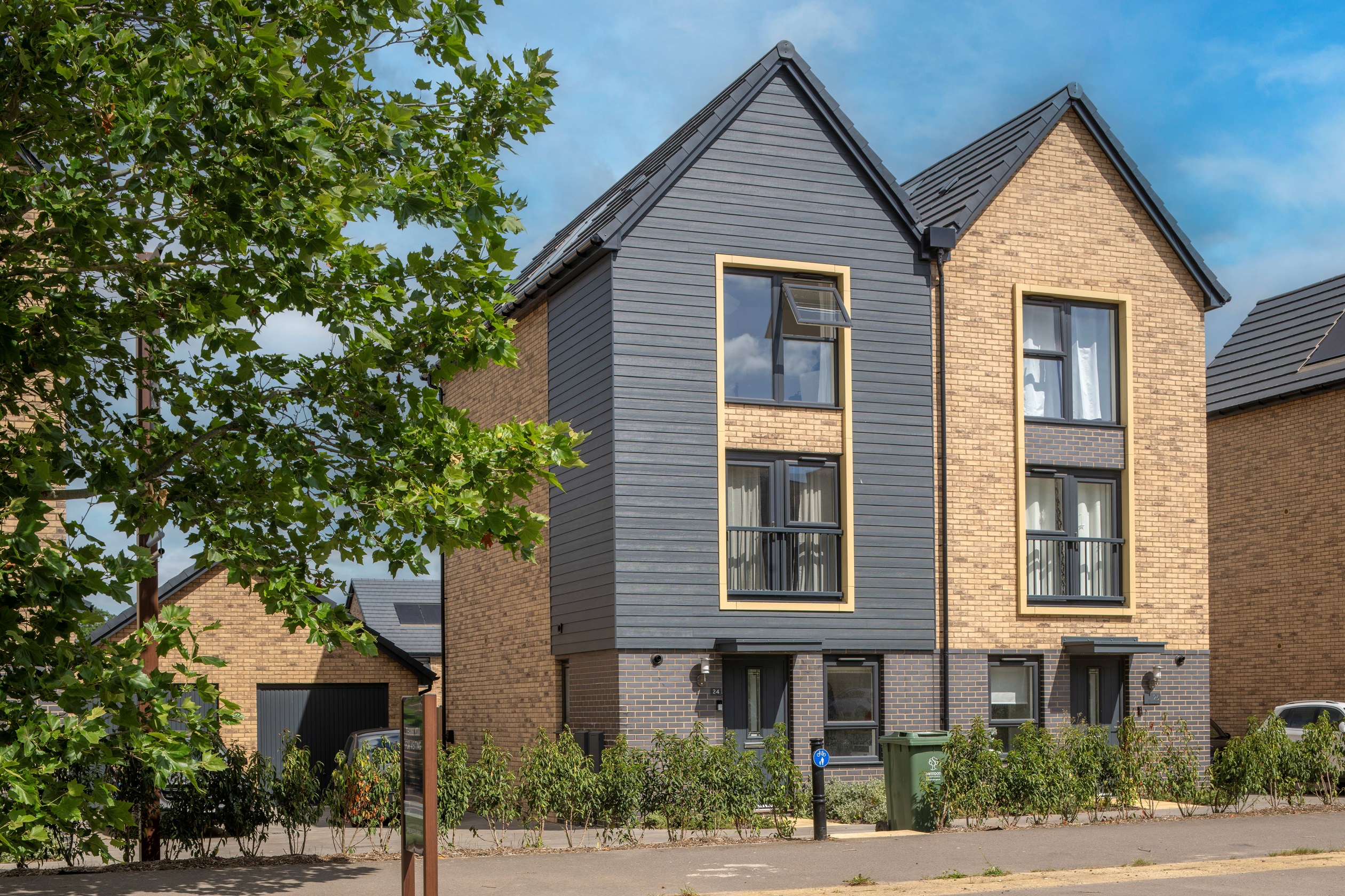 Outside view of the Rockley three bedroom home at Canalside