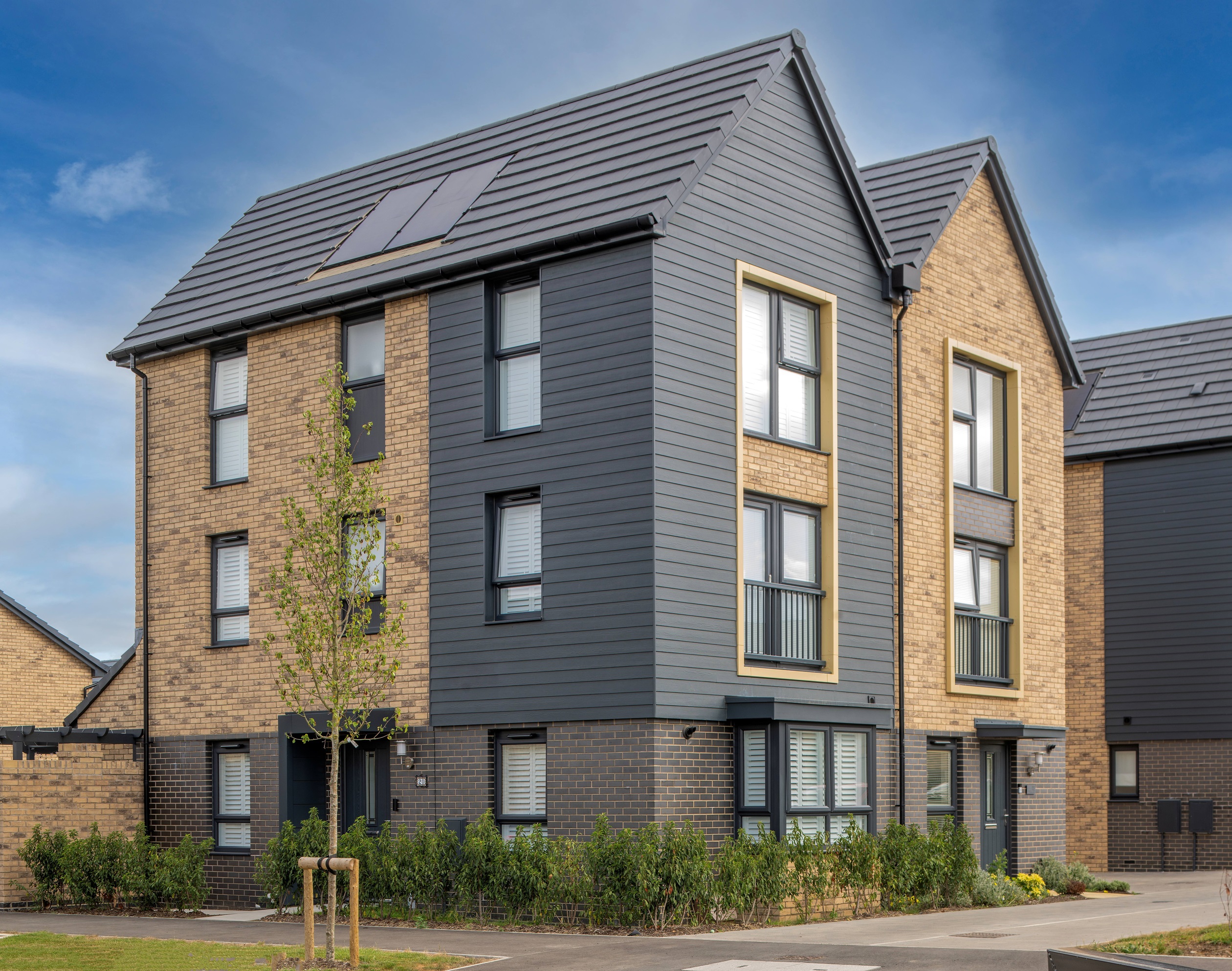 Outside view of the Wilington four bedroom home at Canalside
