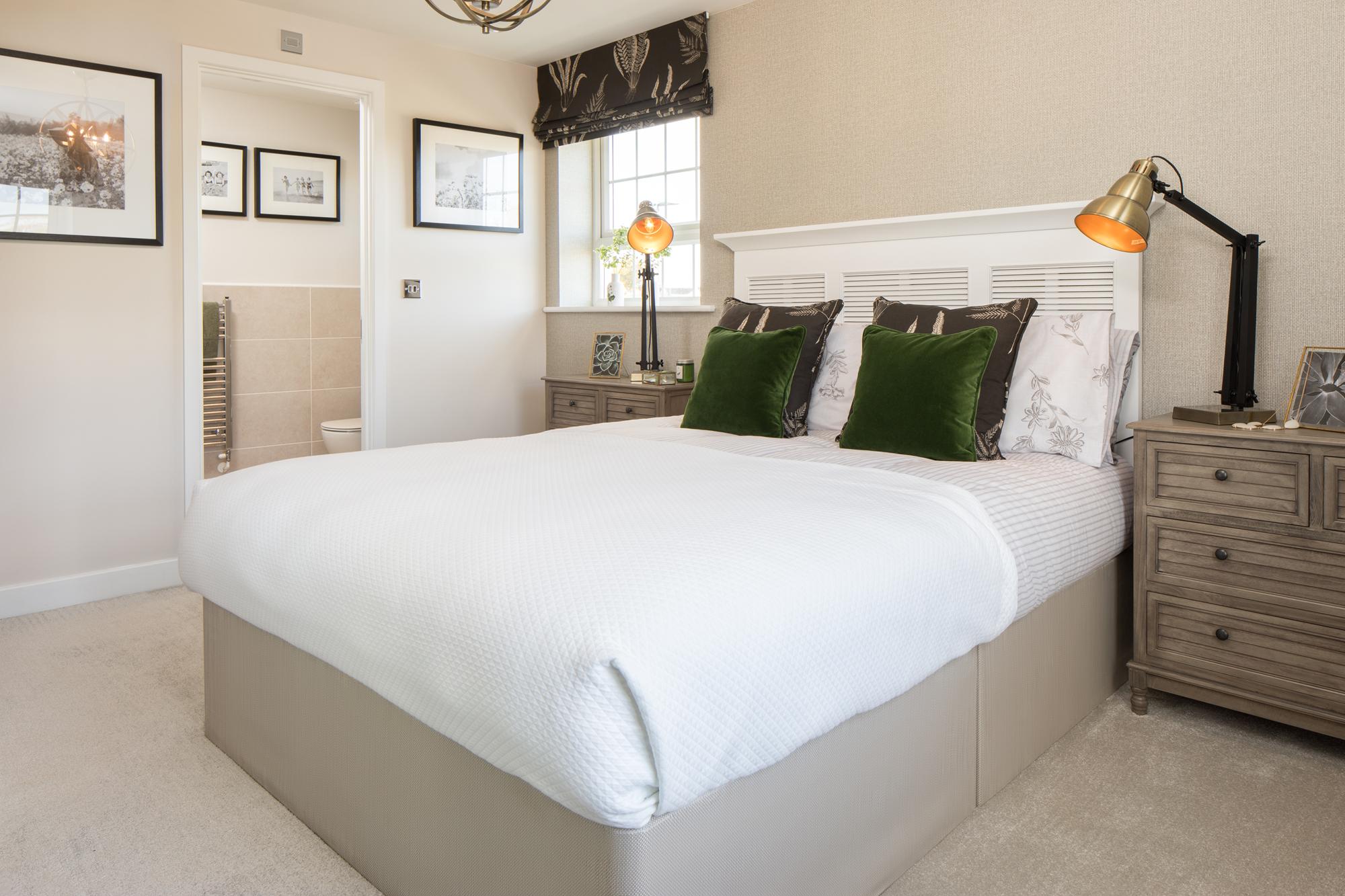 Bedroom in the Henley 5 bedroom home