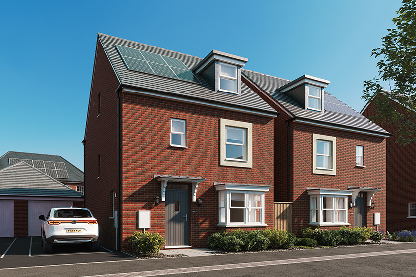 Computer generated image of the Bayswater 4 bedroom home