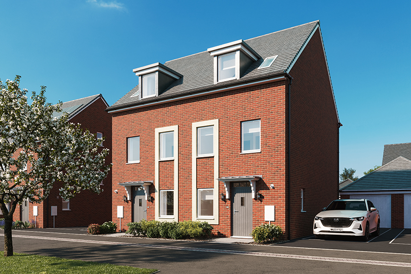 Computer generated image of the Greenwood 3 bedroom home