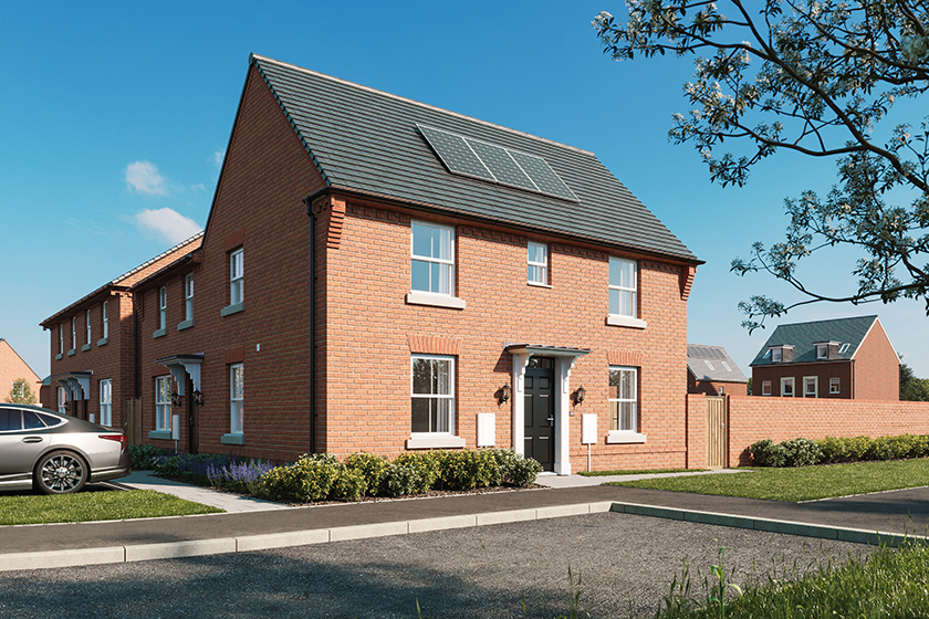 Computer generated image of the Hadley 3 bedroom home