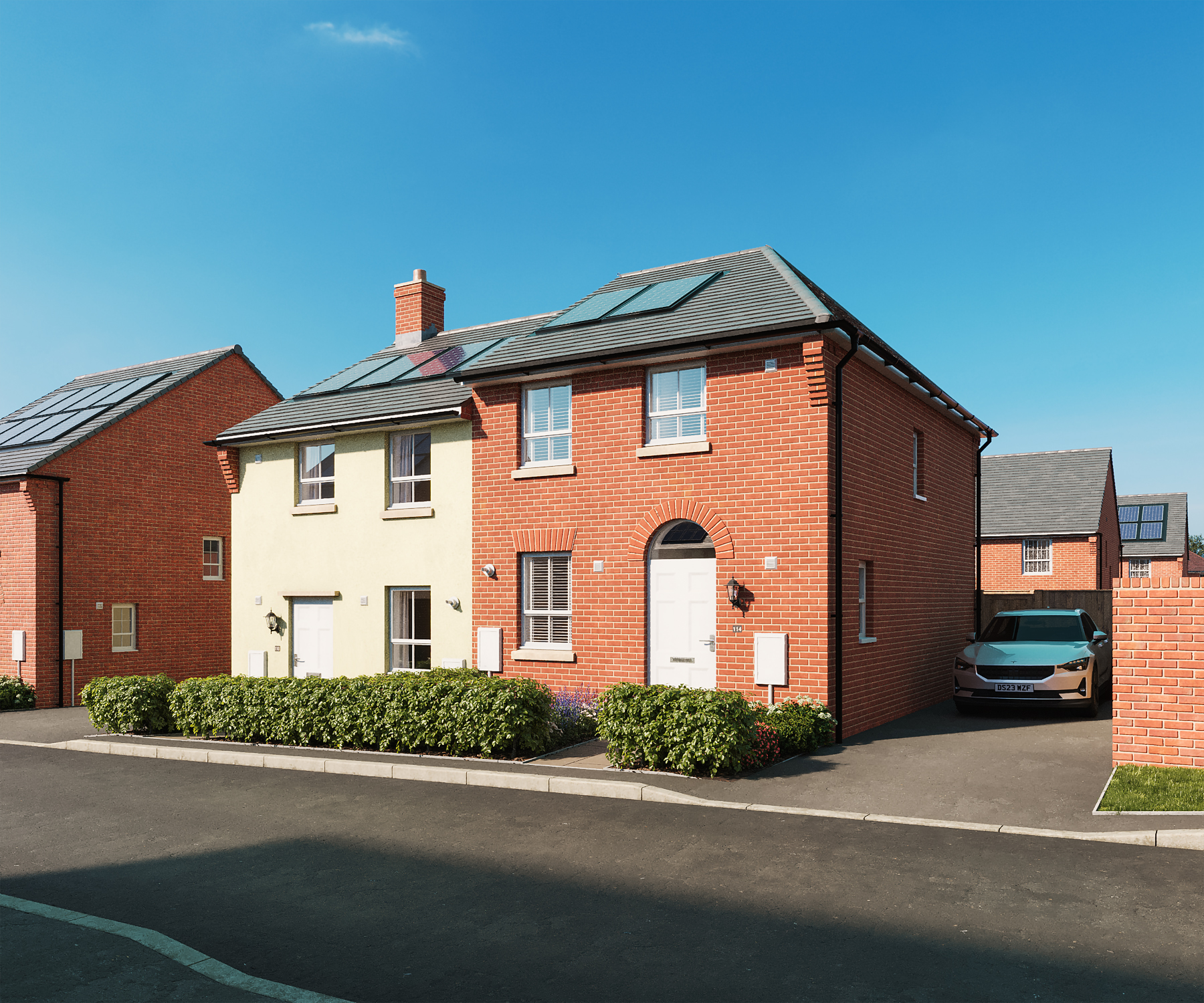 Computer generated image of the Ashdown 2 bedroom home