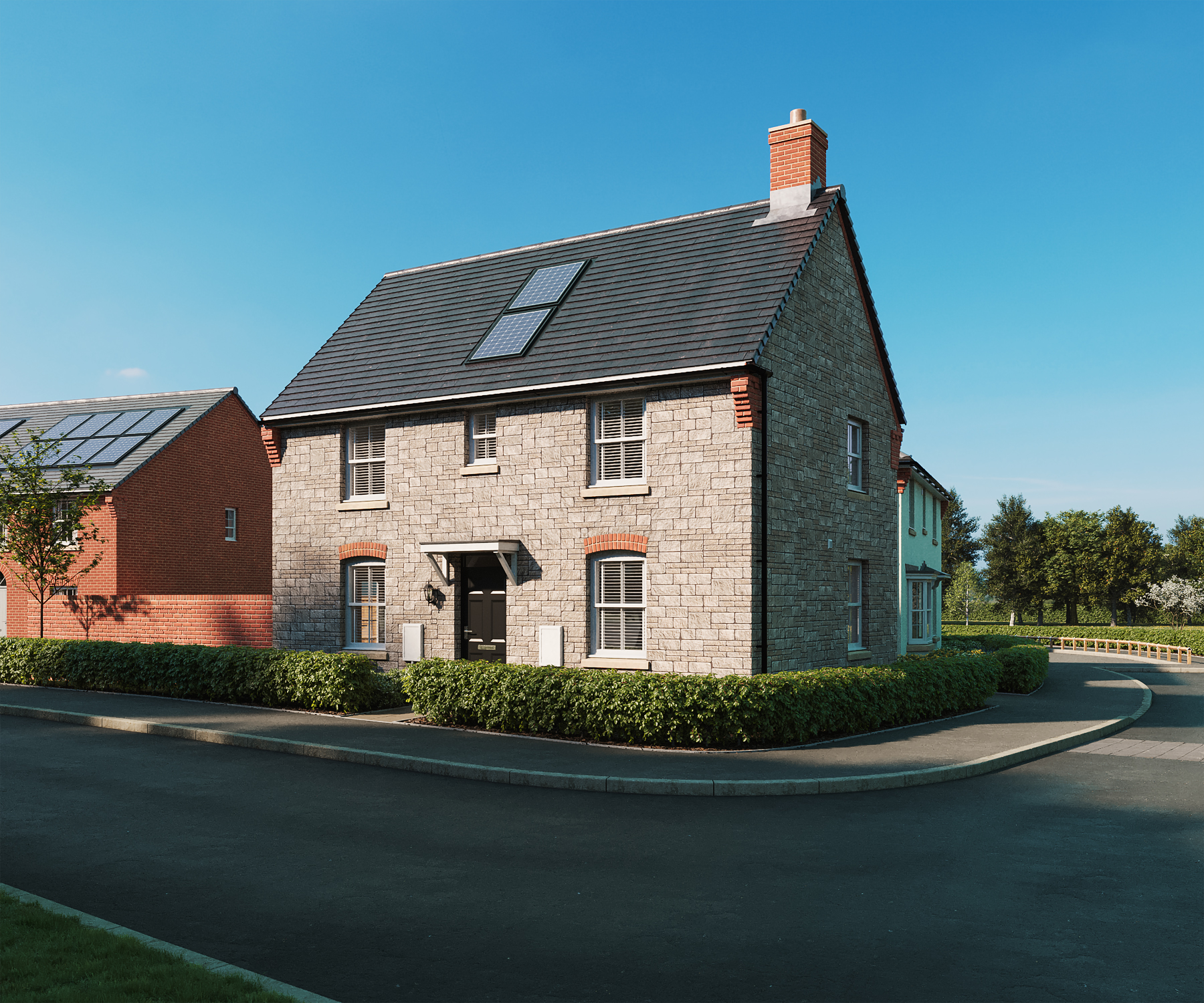 Computer generated image of the Hadley 3 bedroom home