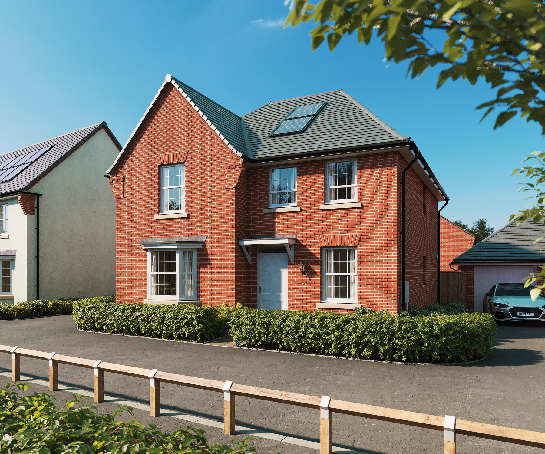 Computer generated image of the Holden 4 bedroom home