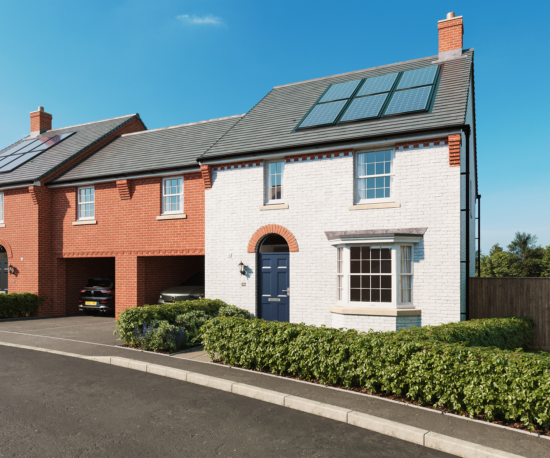 Computer generated image of the Hurst 4 bedroom home