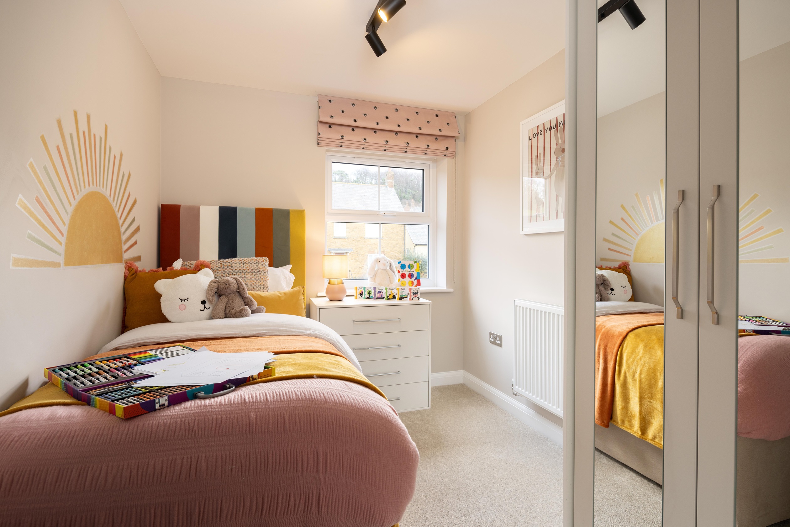 Third bedroom in the Hadley 3 bedroom home