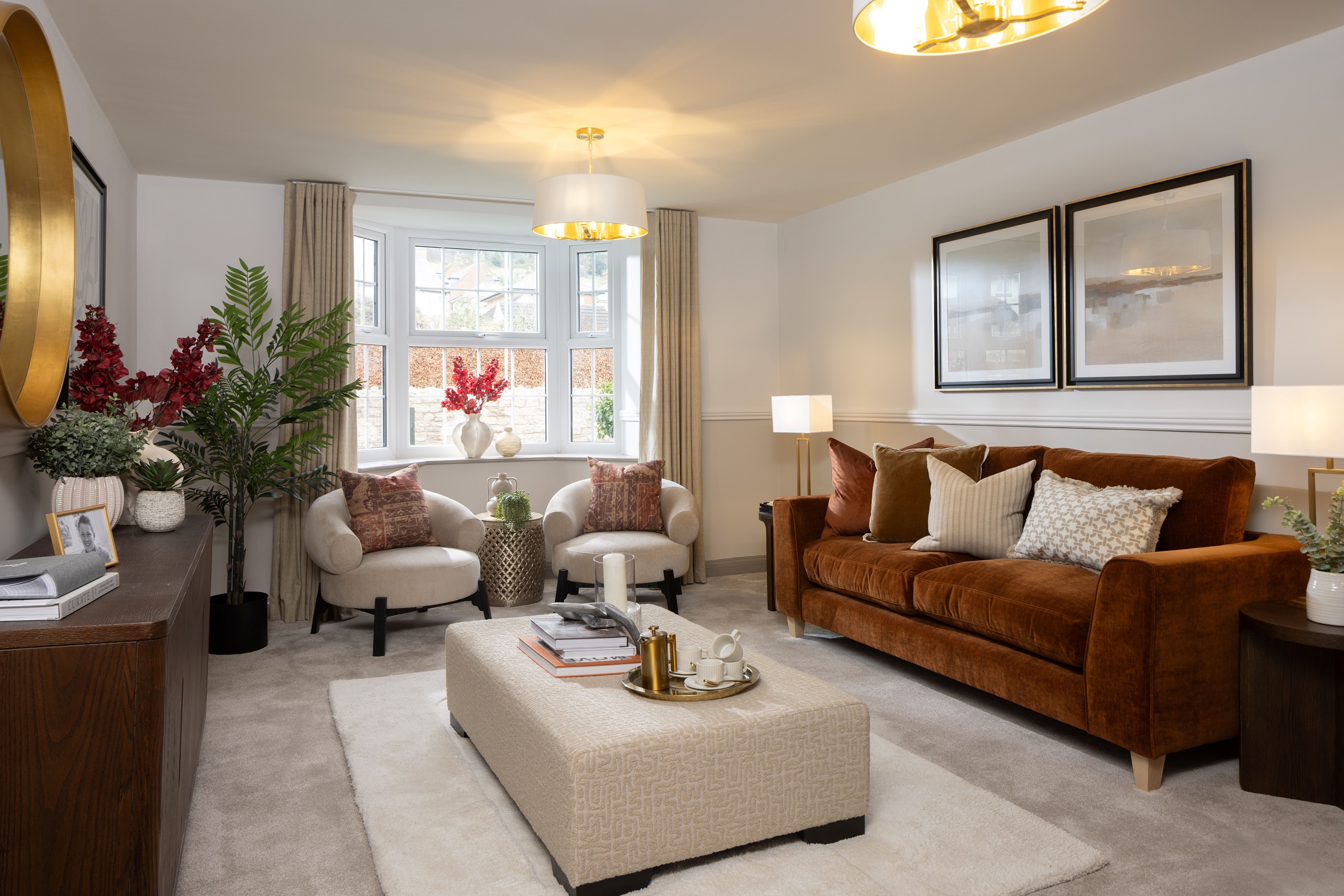 Lounge in the Holden 4 bedroom home