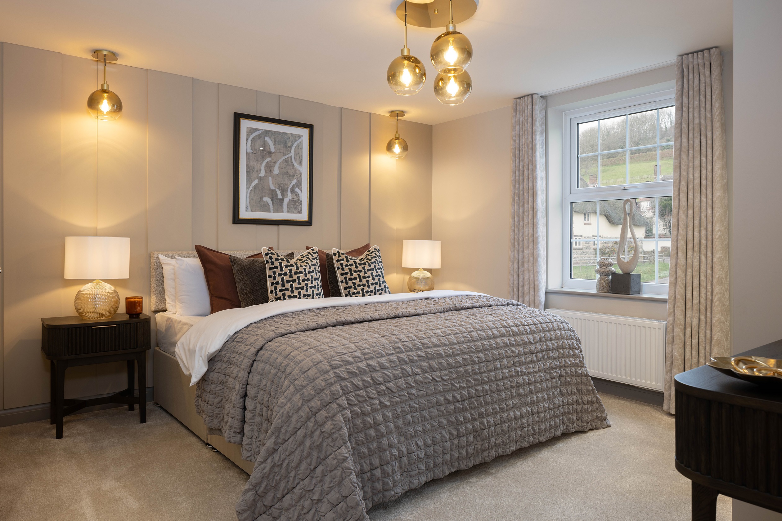 Main bedroom in the Holden 4 bedroom home