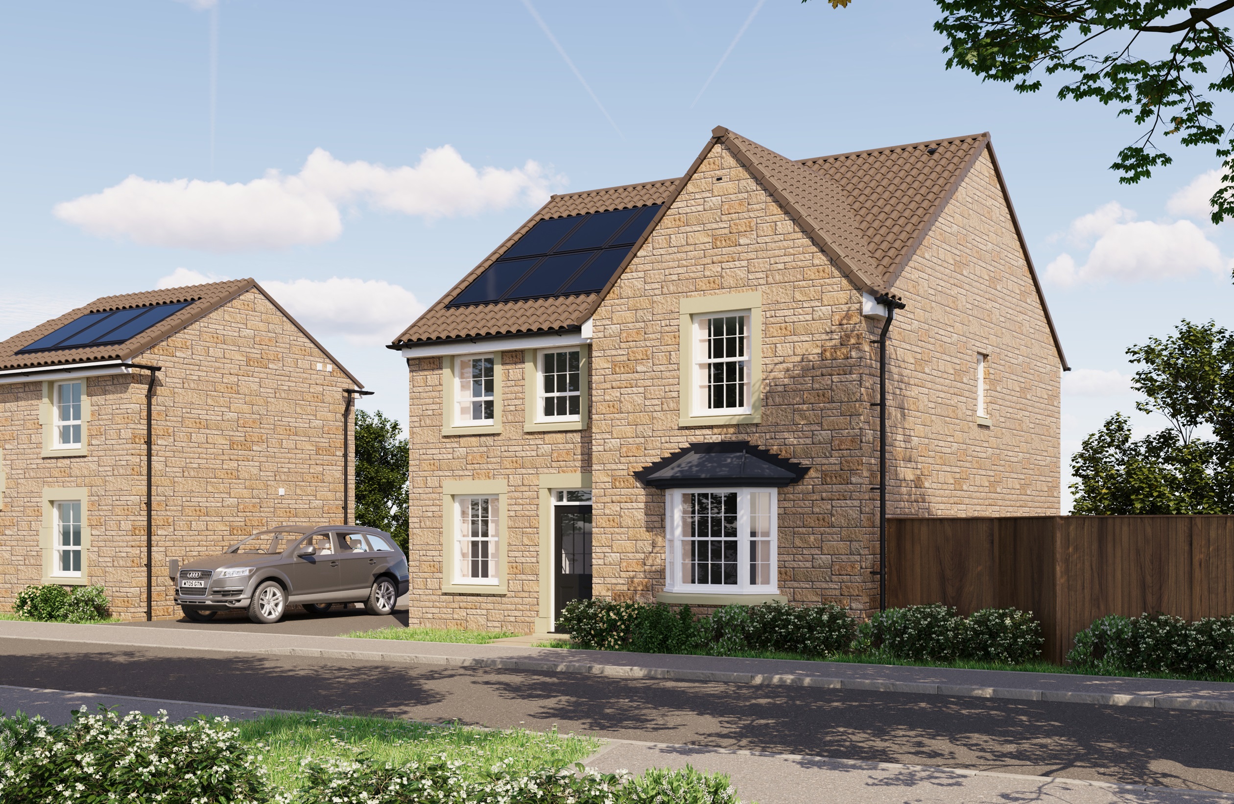 Computer generated image of the Holden 4 bedroom home