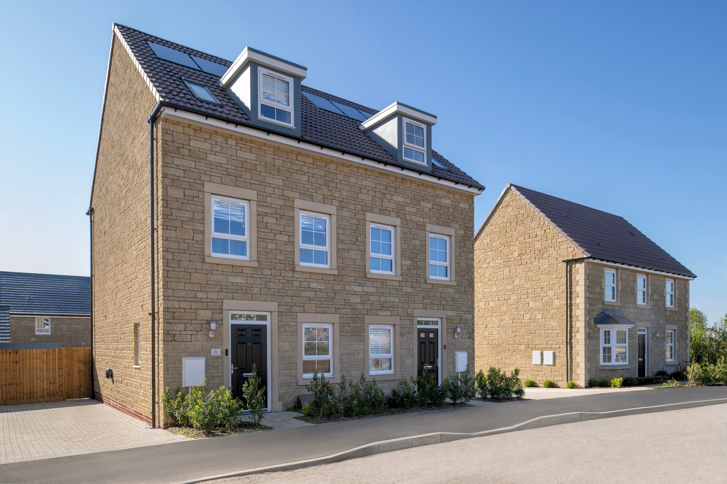 Outside view of the Greenwood 3 bedroom home at Francis Fields