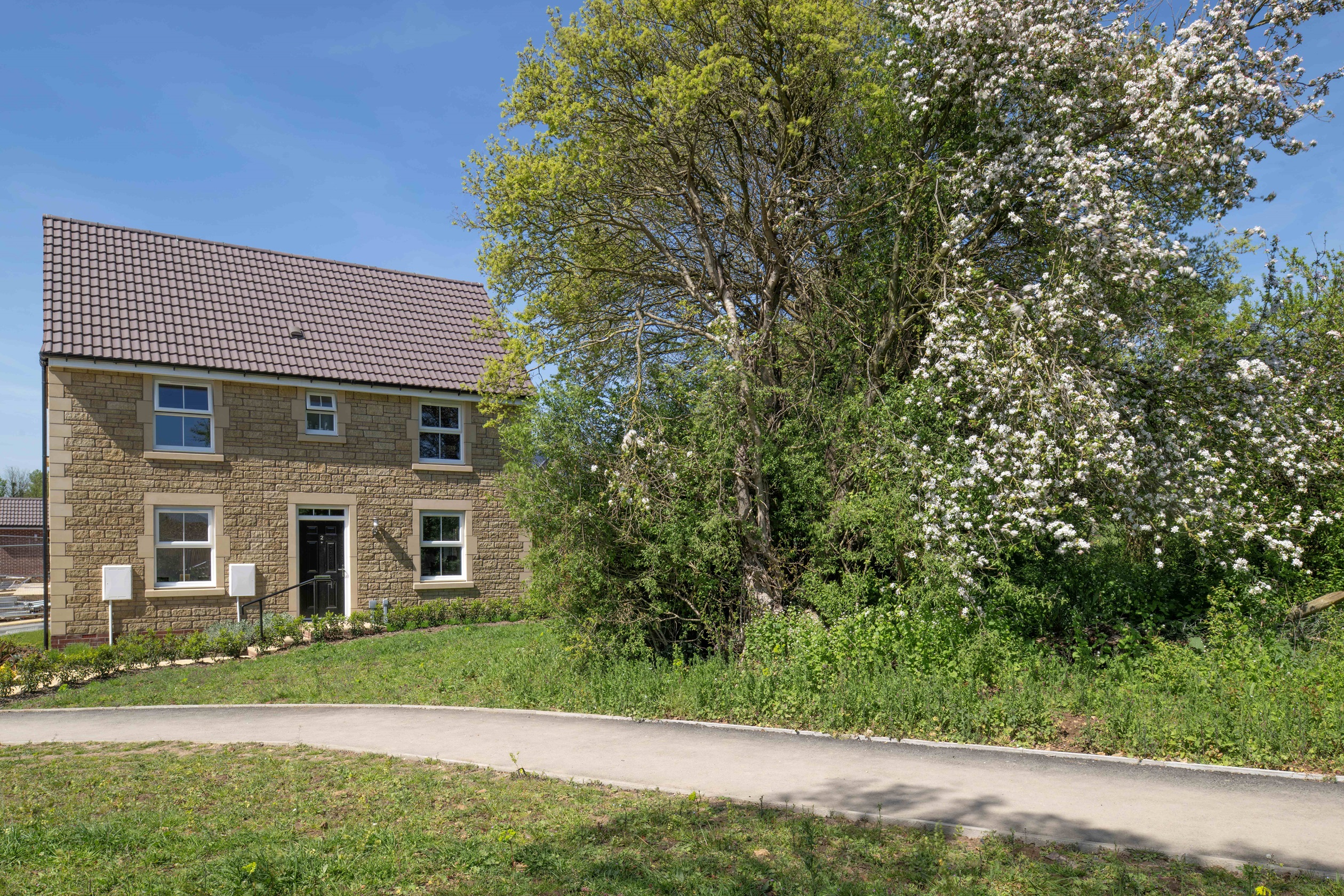 Outside view of the Hadley 3 bedroom home at Francis Fields Frome