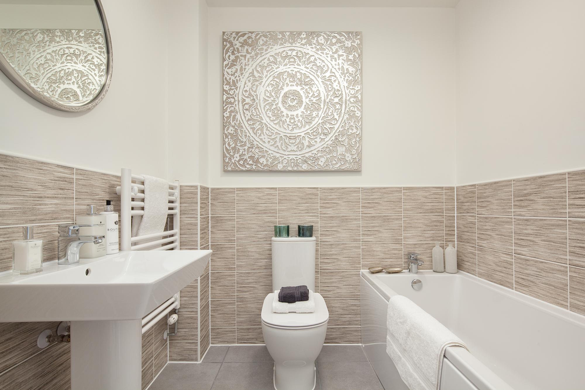 Bathroom in the Greenwood 3 bedroom home