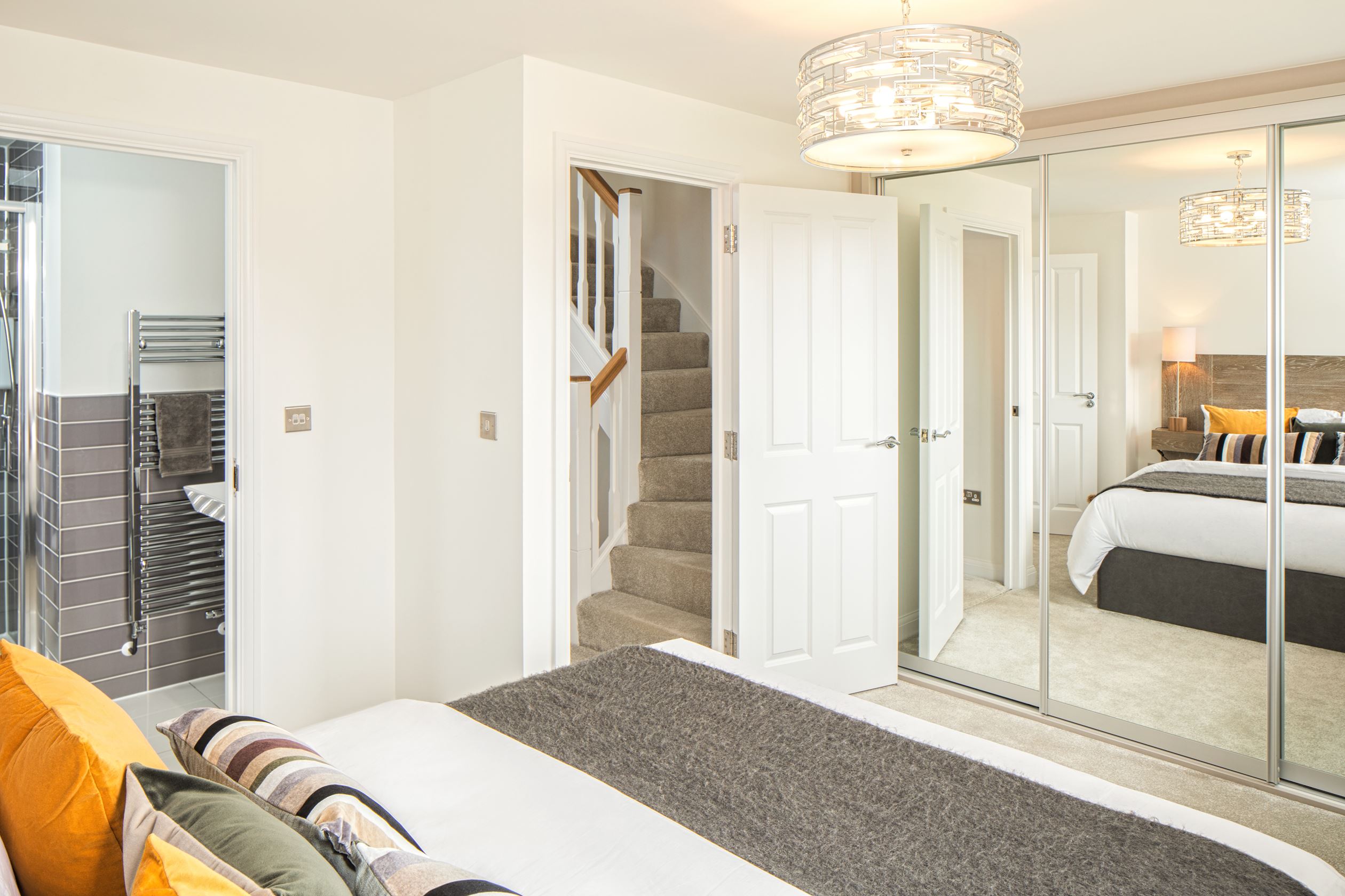 Bedroom in the Greenwood 3 bedroom home