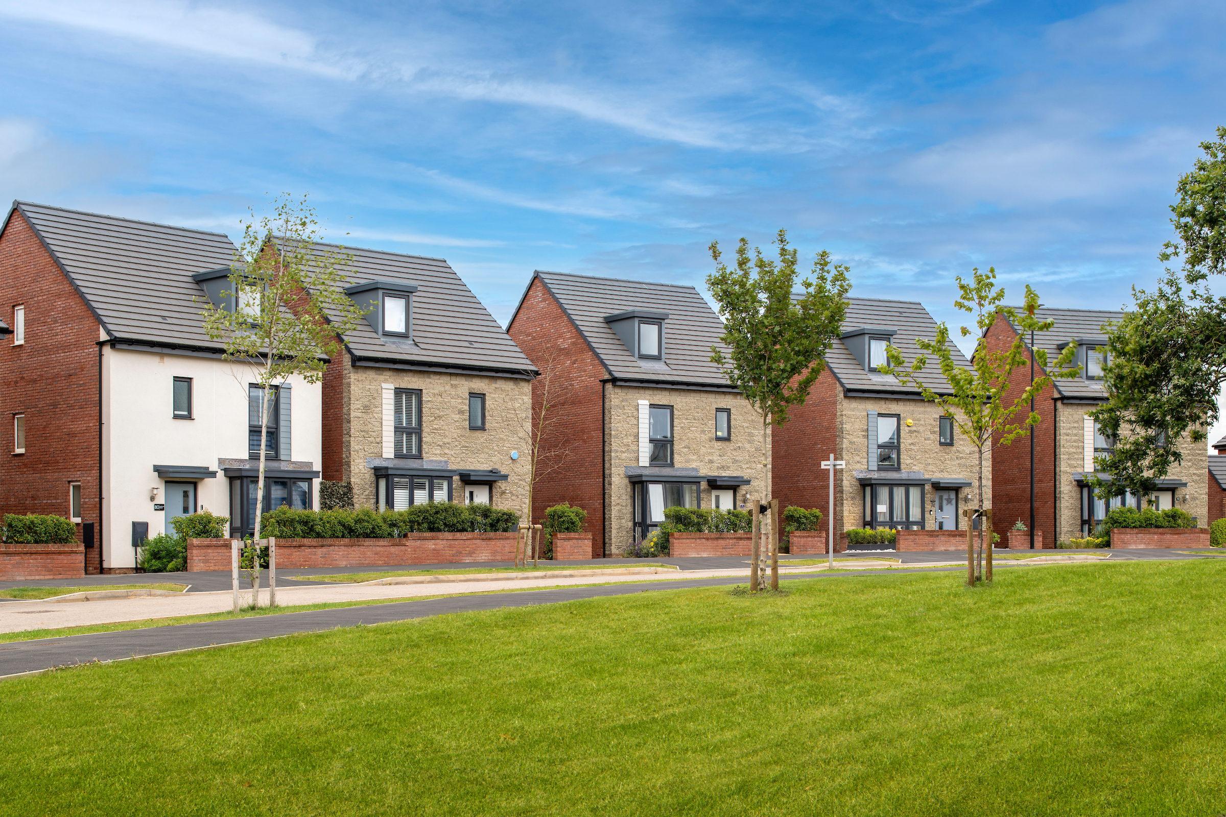 Street scene at Ladden Garden Village