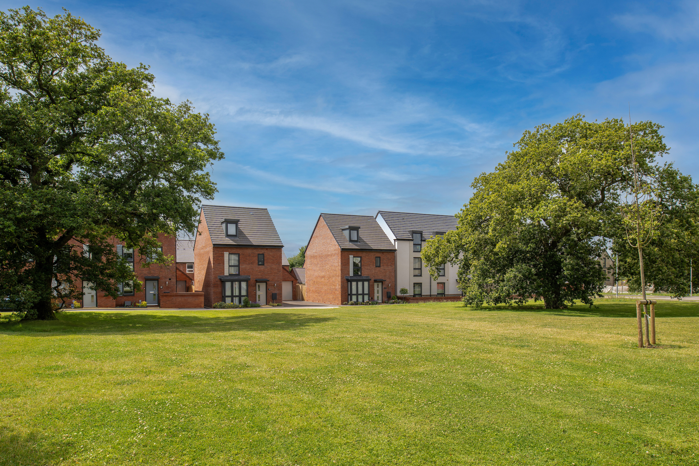 Street scene at Ladden Garden Village
