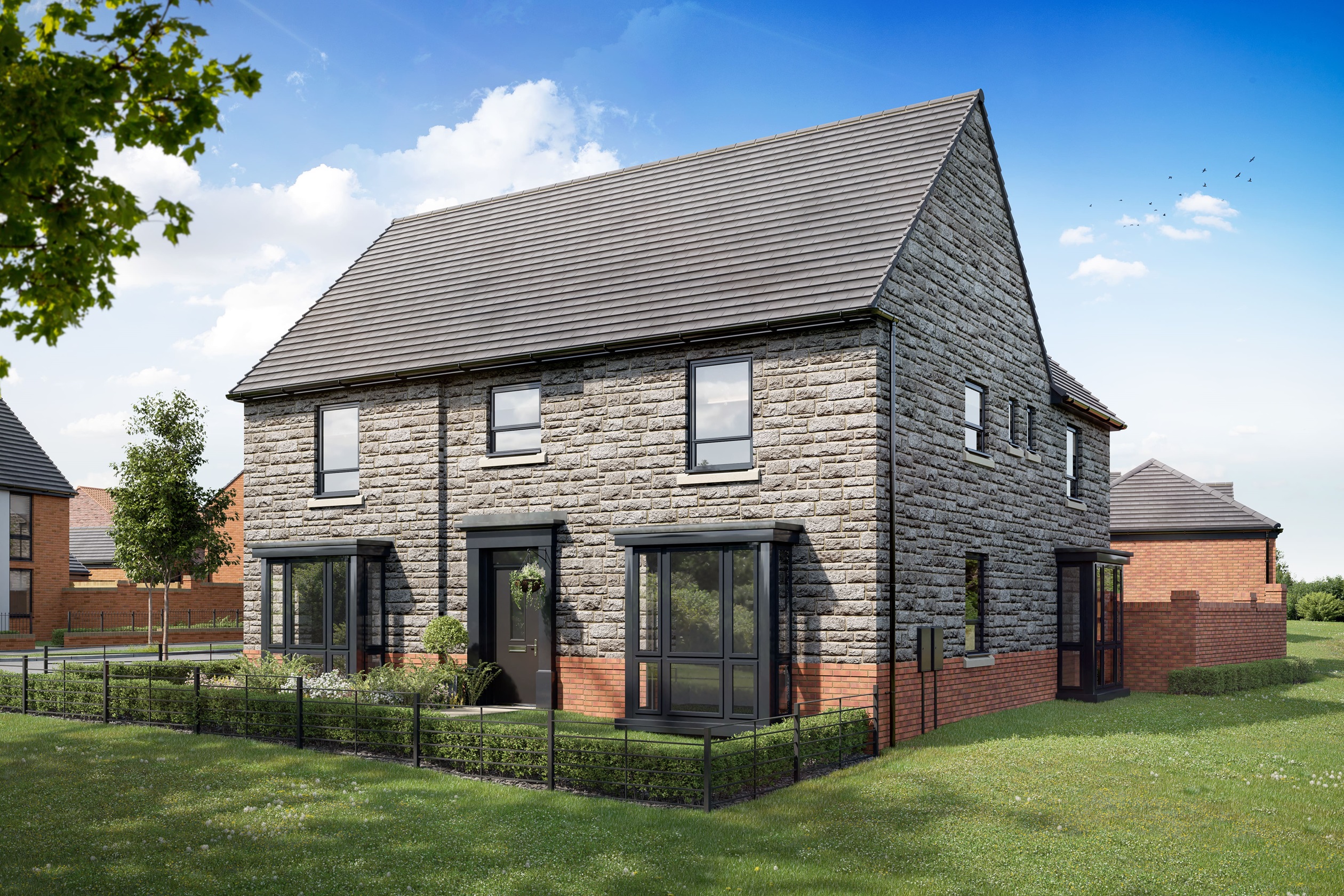 Computer generated image of the Henley 5 bedroom home