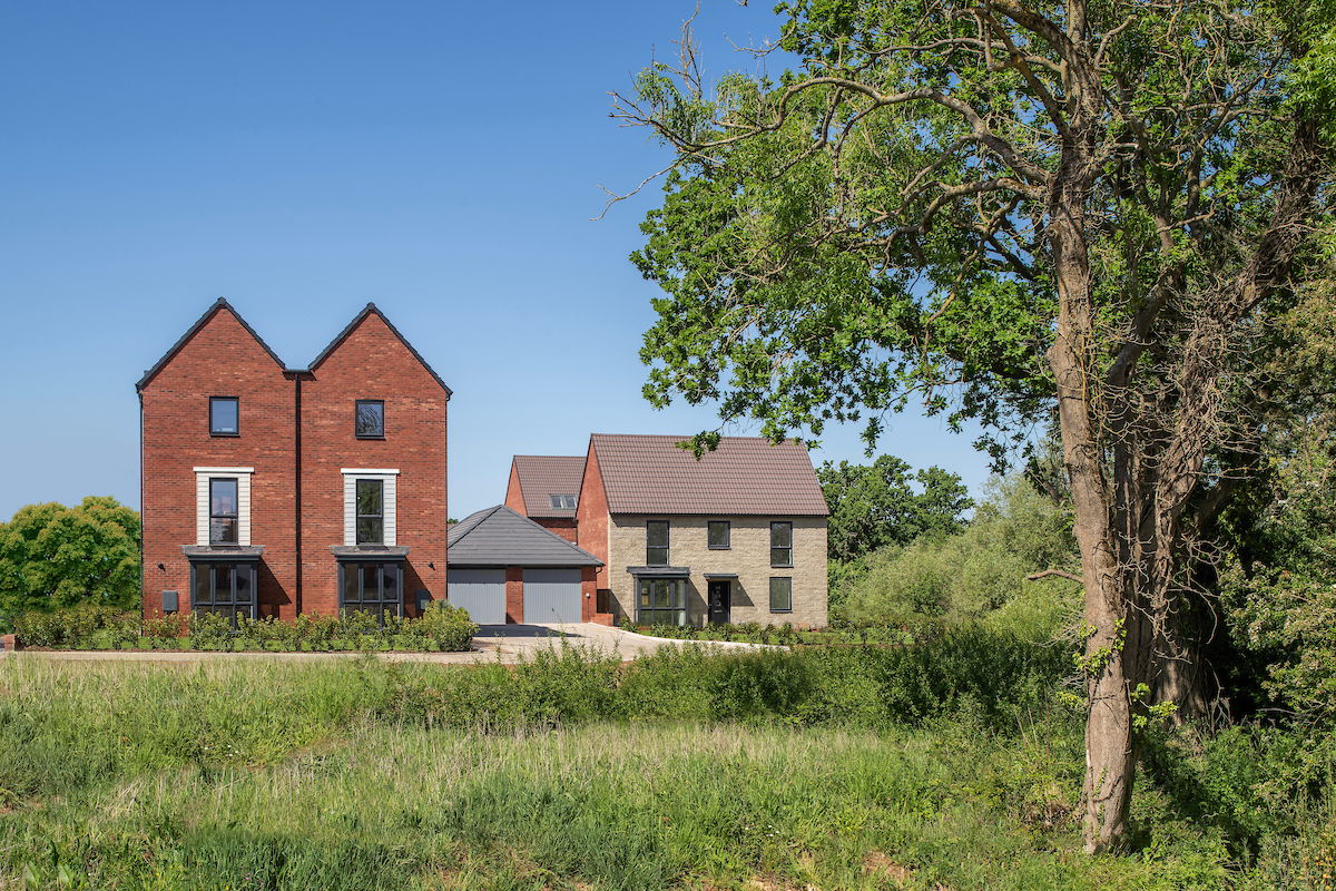 Street scene at Ladden Garden Village