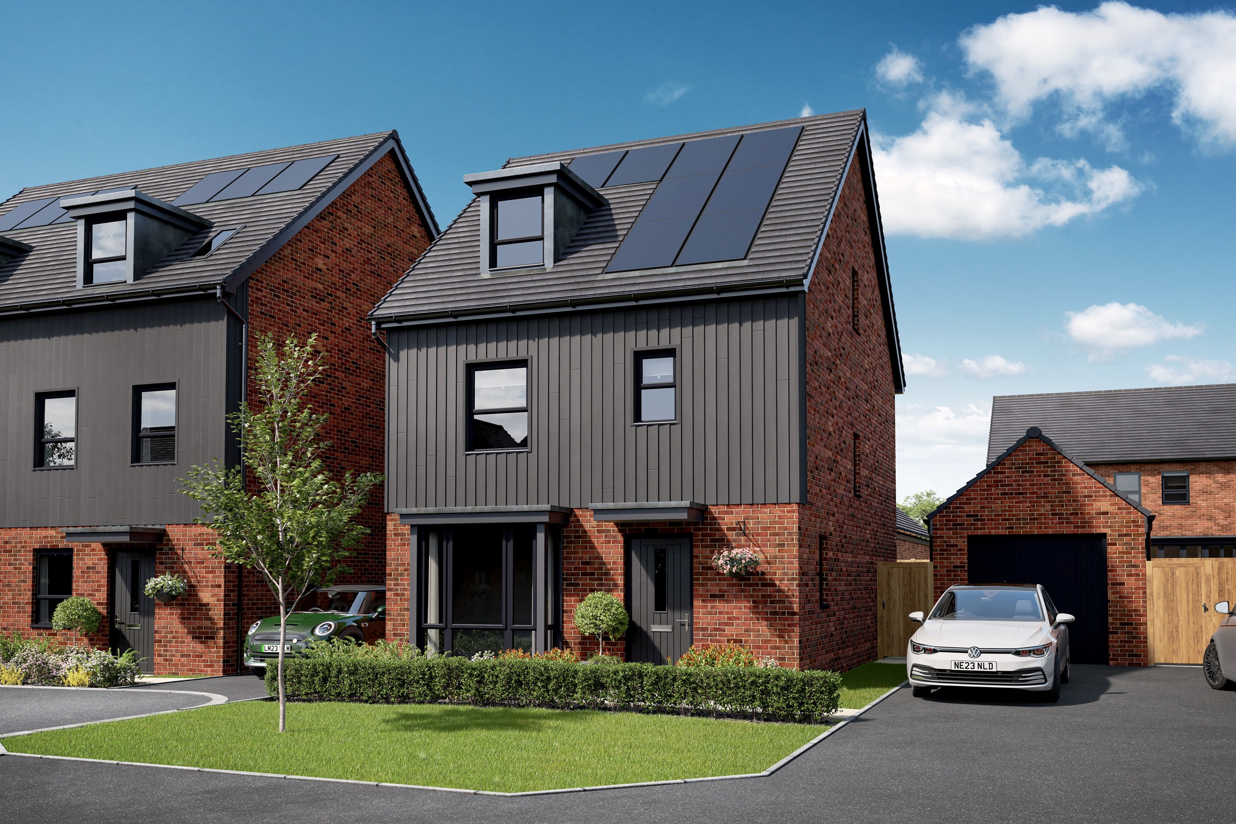 Computer generated image of the Bayswater 4 bedroom home at Ladden Garden Village