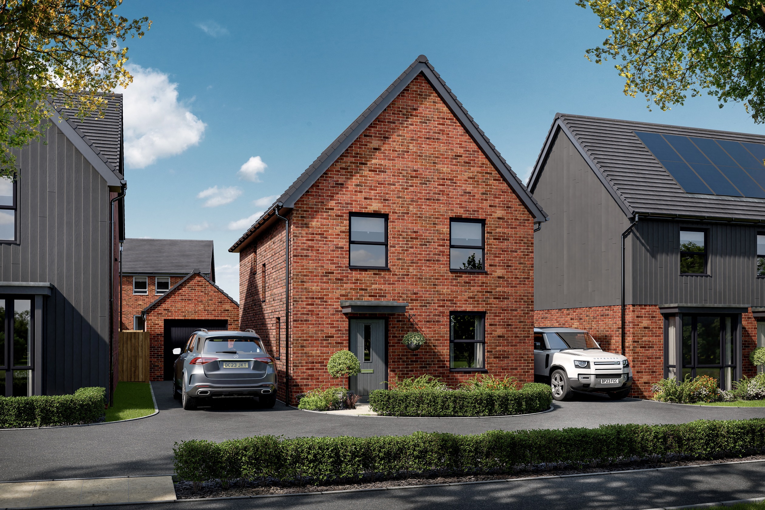 Computer generated image of the Ingleby 4 bedroom home at Ladden Garden Village