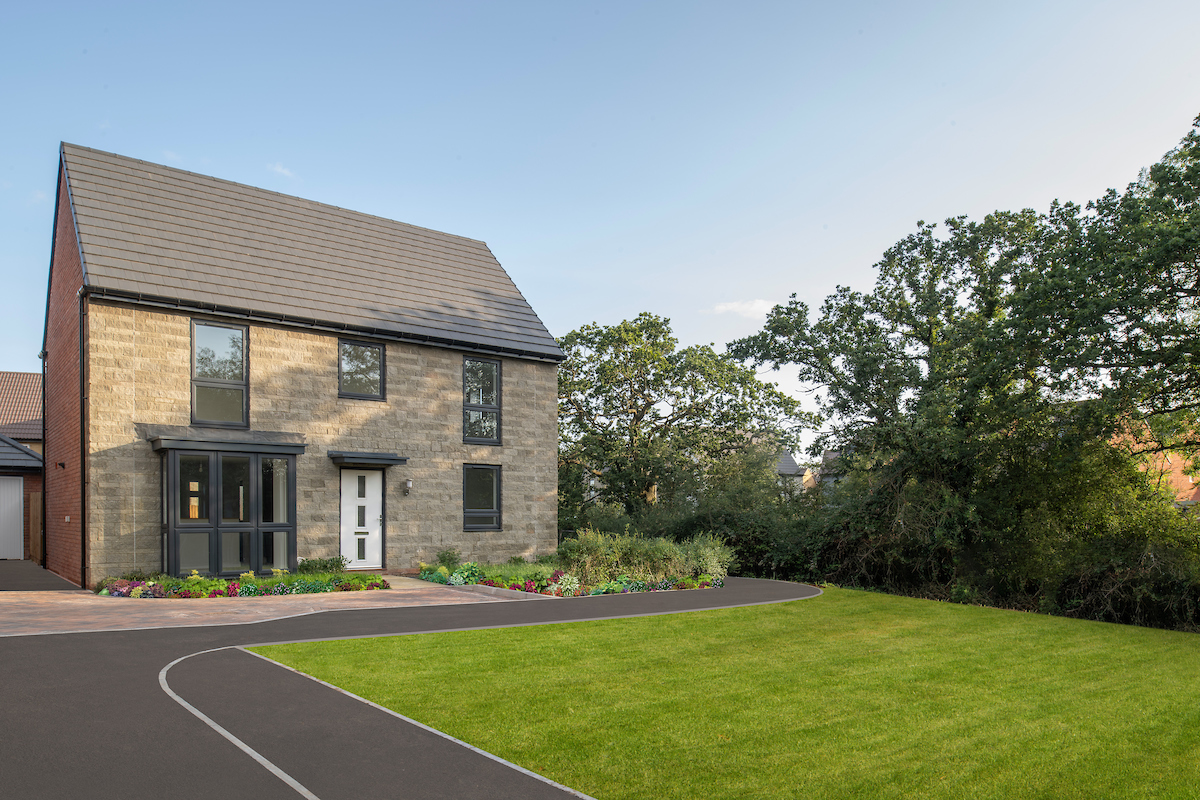 Outside view of the Avondale 4 bedroom detached home