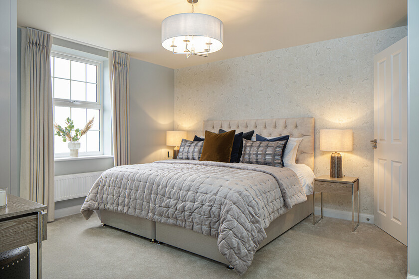 Main bedroom in the Holden 4 bedroom home