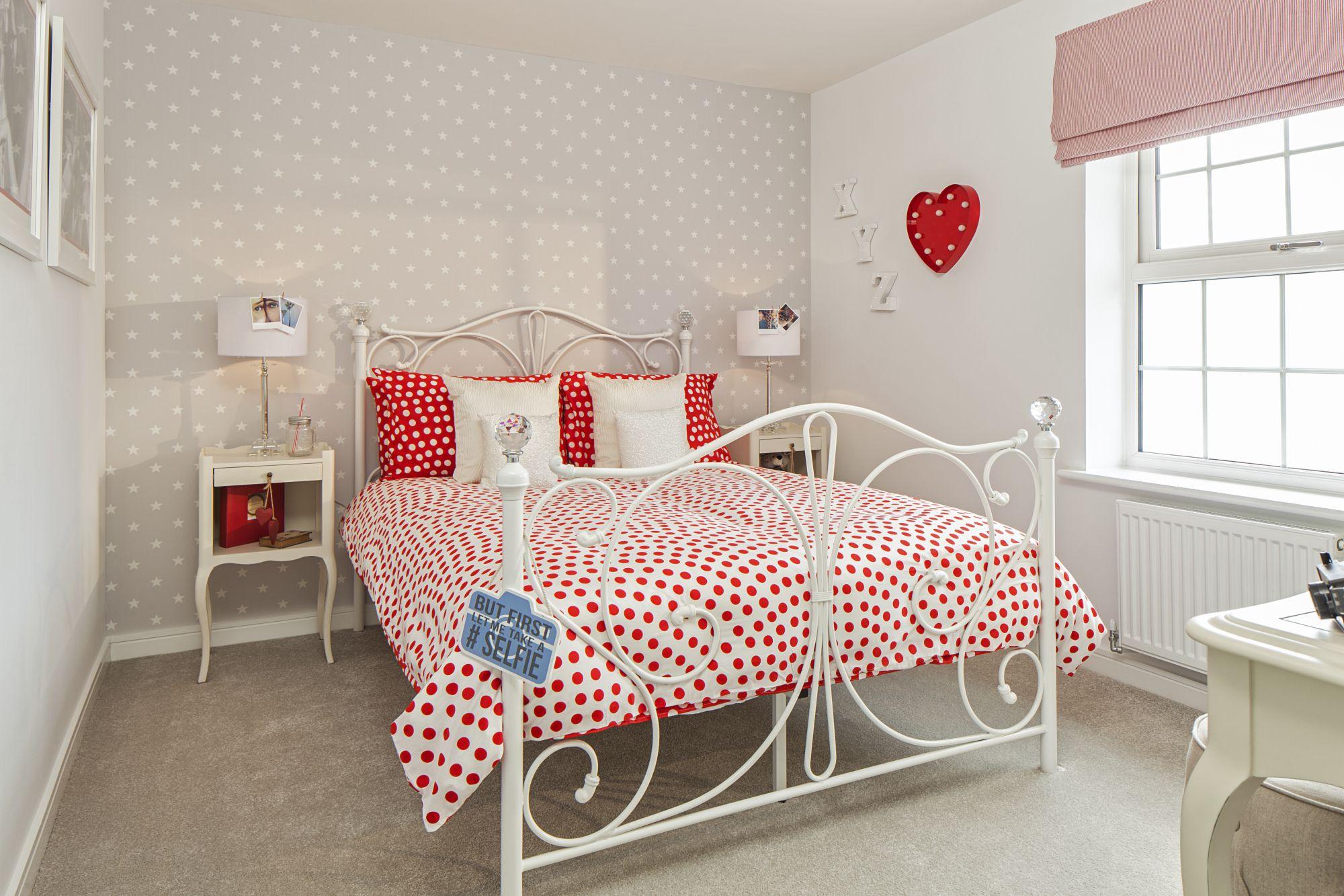 Bedroom in the Exeter 4 bedroom home