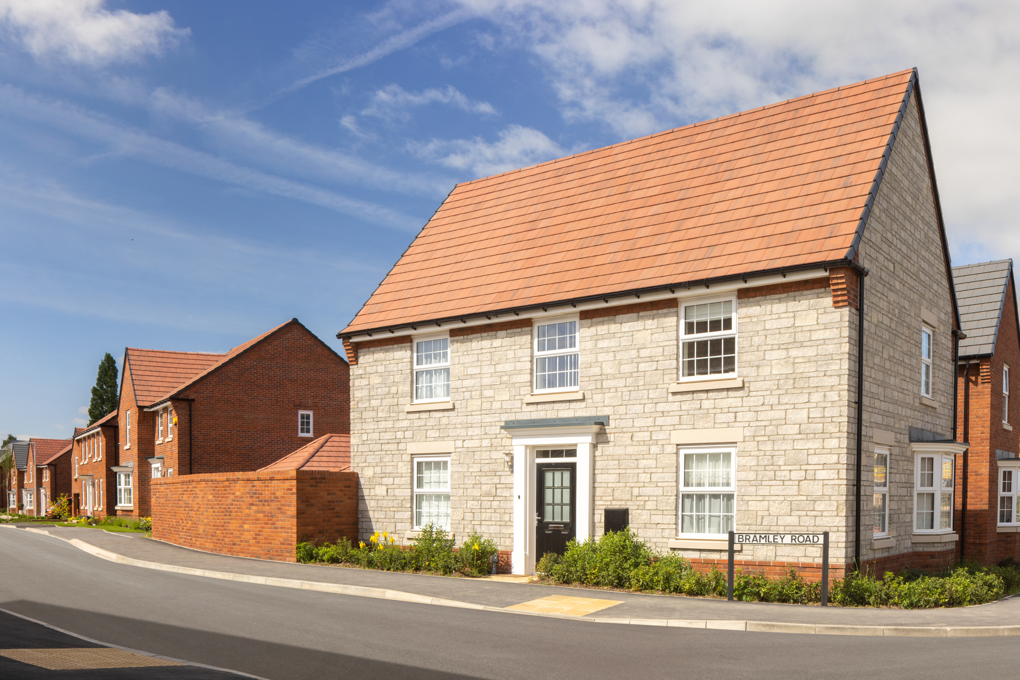 Outside view of the Cornell 4 bedroom home