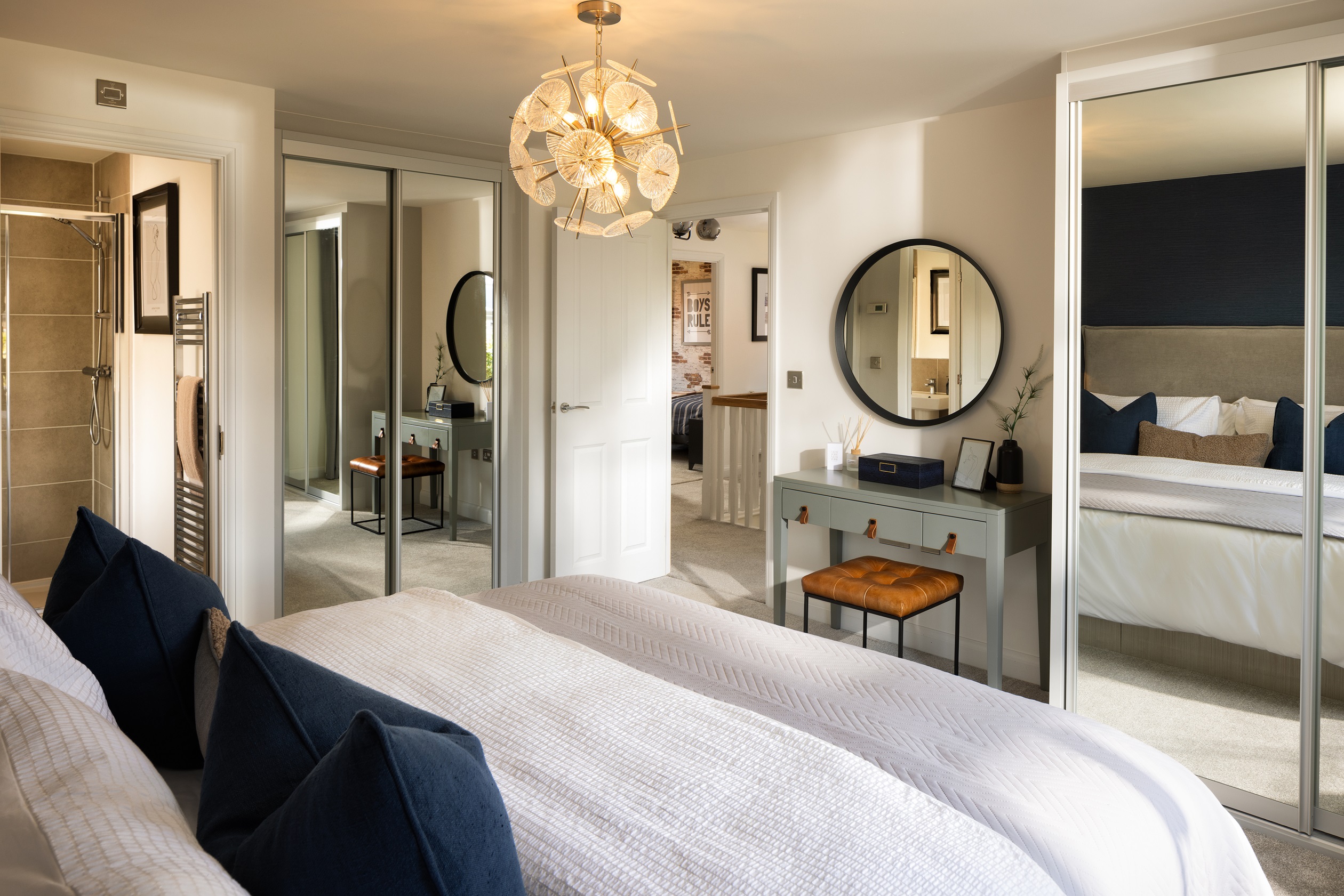 Main bedroom in the Holden 4 bedroom home