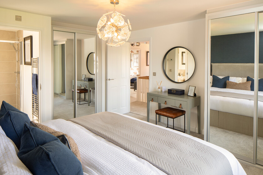 Main bedroom in the Holden 4 bedroom home 