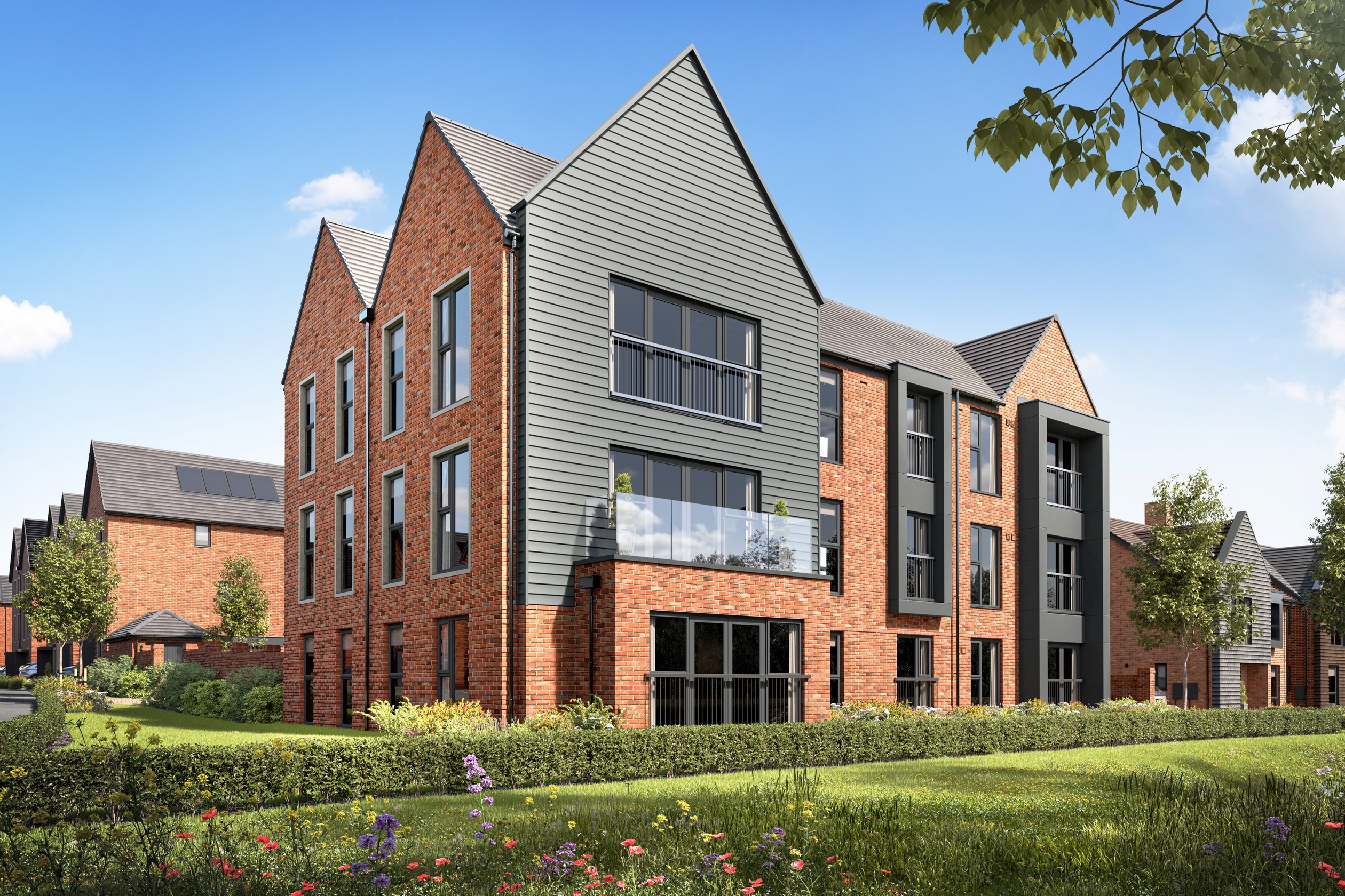 Illustrative image of the apartments at Orchards Rise