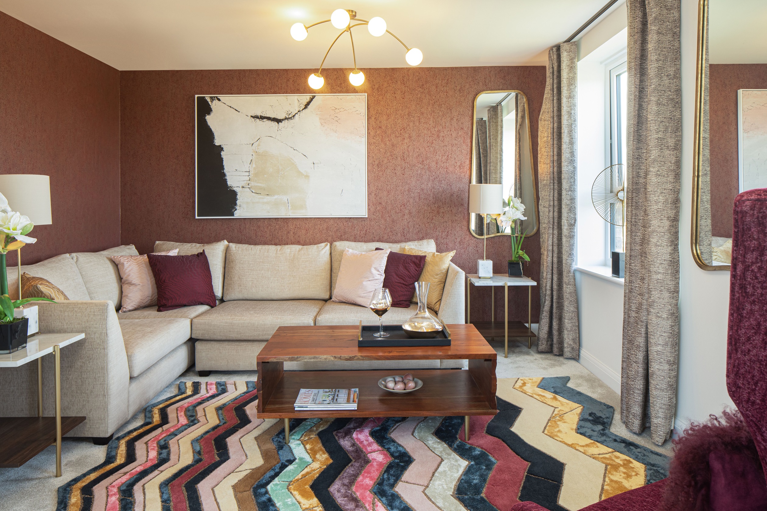 Lounge inside the Wichelstray 4 bedroom home