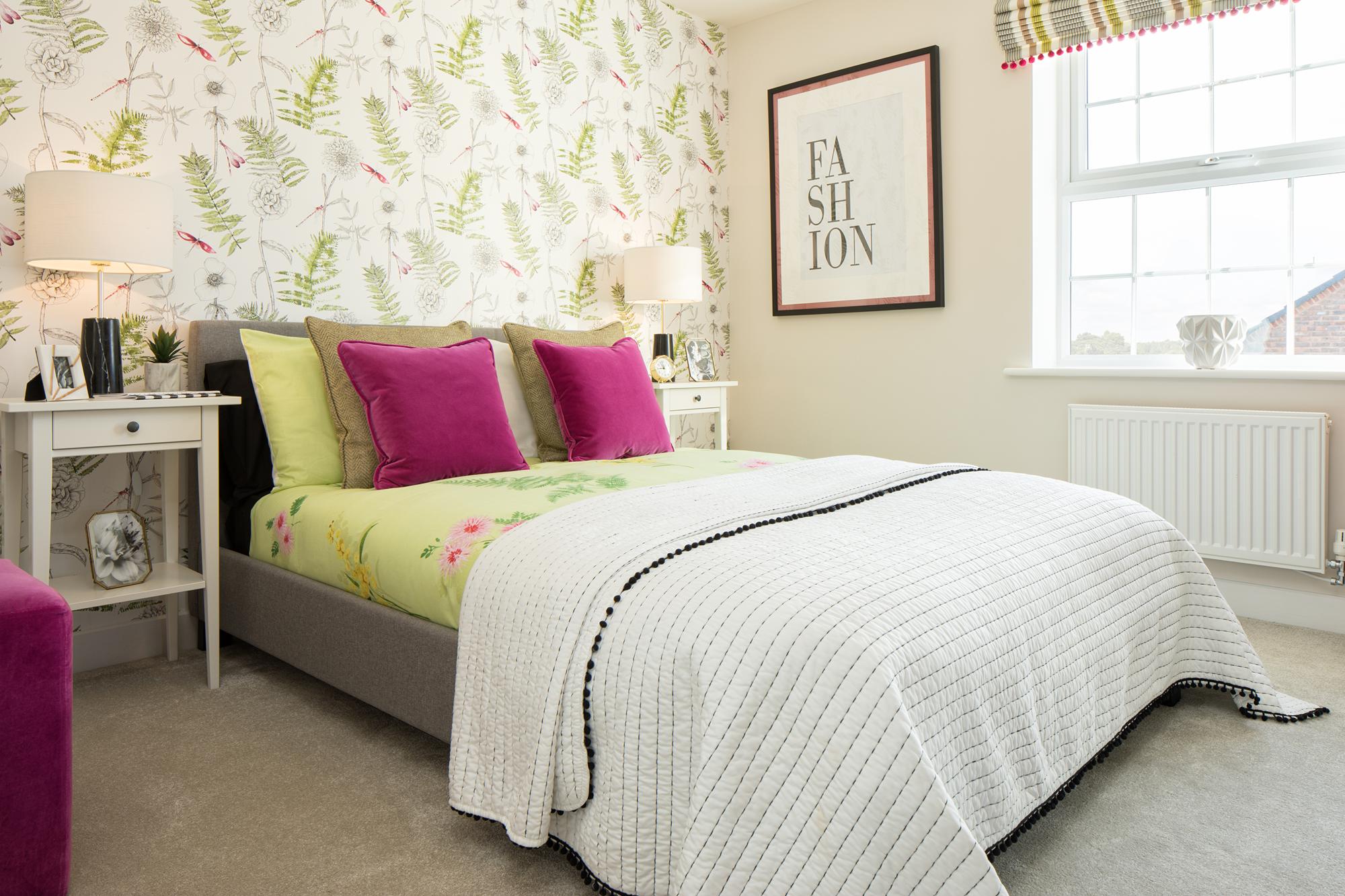 Bedroom in the Henley 5 bedroom home