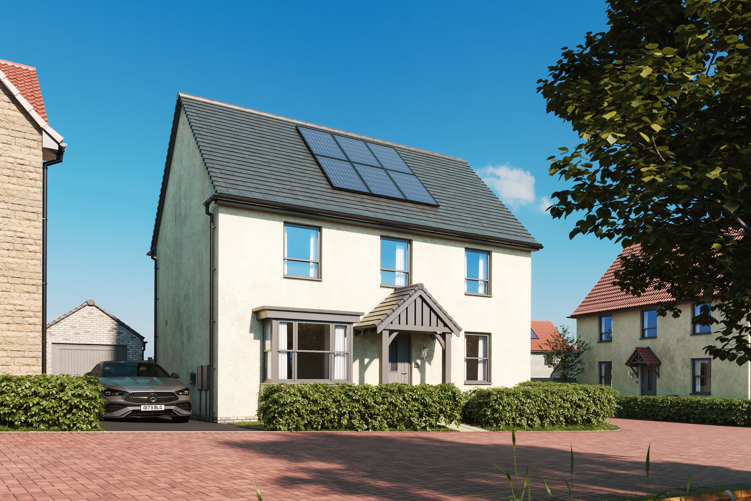 Computer generated image of the Avondale at Somer Meadows