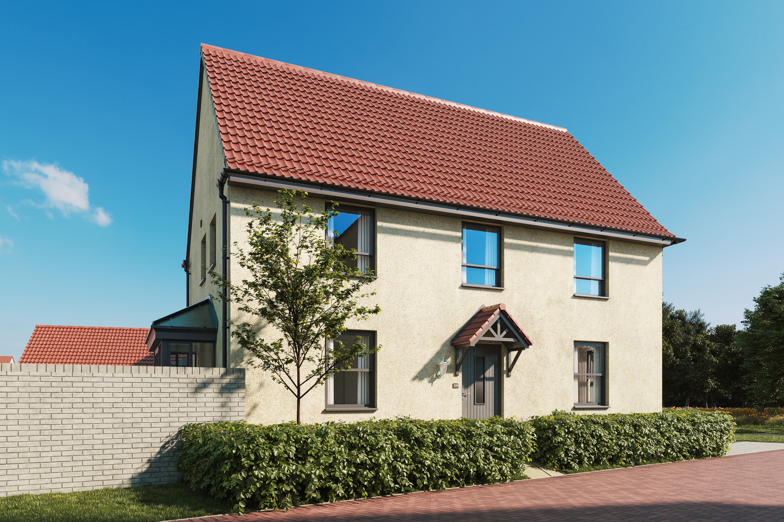 Computer generated image of the Cornell at Somer Meadows