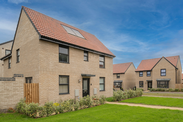 Outside view of the Hadley 3 bedroom home