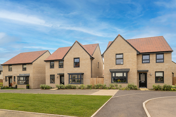 Outside view of the Kirkdale and Holden 4 bedroom homes